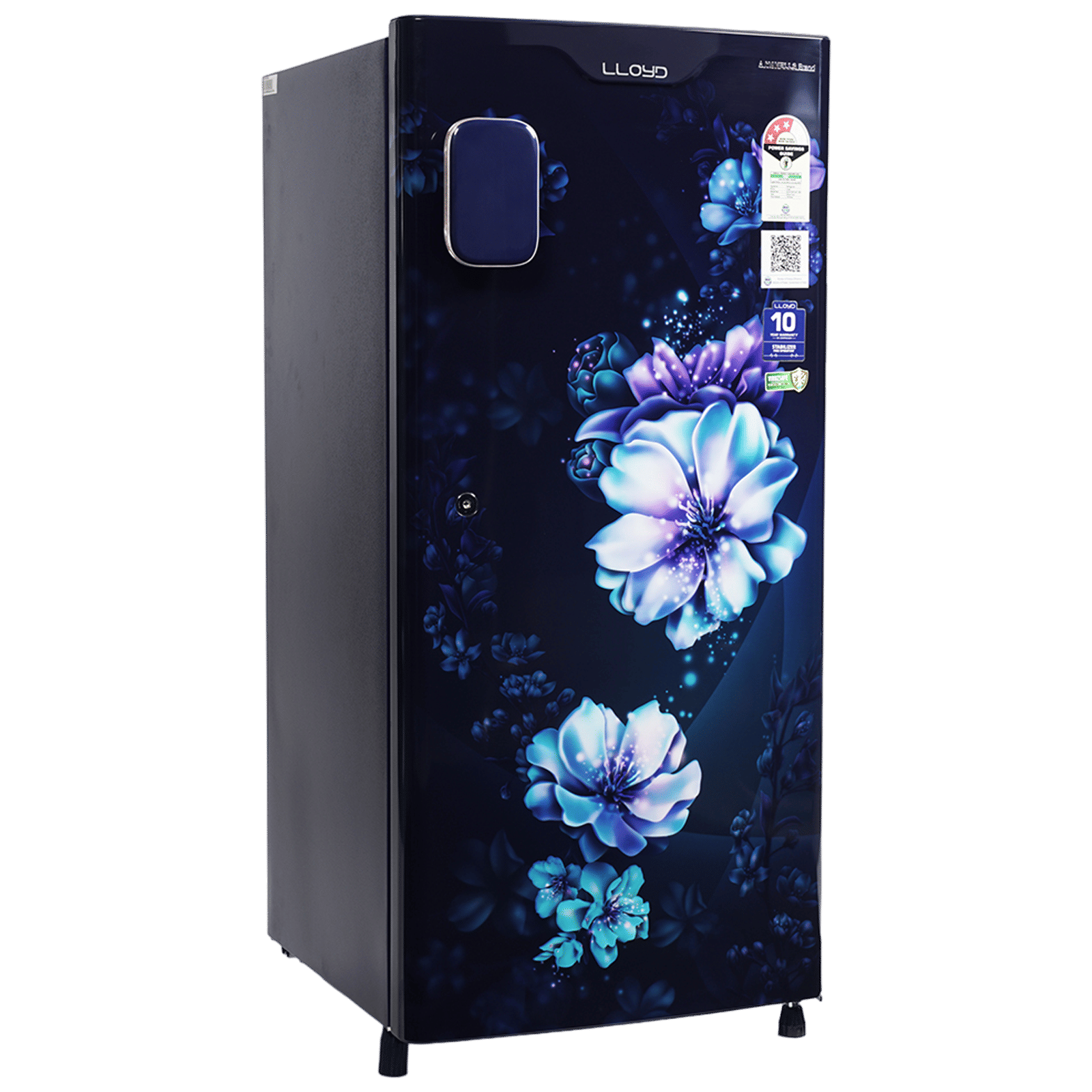 LLOYD 188 Litres 3 Star Direct Cool Single Door Refrigerator with Bactsheild Technology (GLDC203SCBT4JC, Cherry Blossom Blue) LLOYD 188 Litres 3 Star Direct Cool Single Door Refrigerator with Bactsheild Technology (GLDC203SCBT4JC, Cherry Blossom Blue)_4