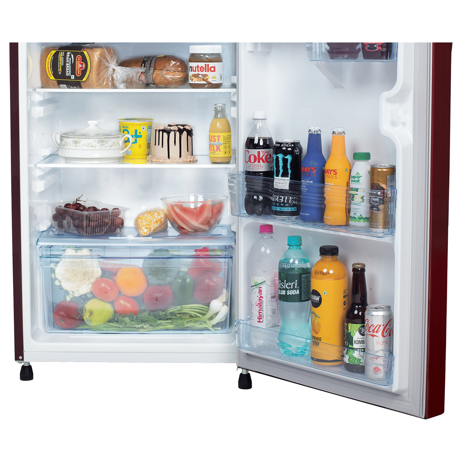 LLOYD 216 Litres 4 Star Direct Cool Single Door Refrigerator with Stabilizer Free Operation (GLDF244SDWT2LC, Daisy Wine) LLOYD 216 Litres 4 Star Direct Cool Single Door Refrigerator with Stabilizer Free Operation (GLDF244SDWT2LC, Daisy Wine)_7