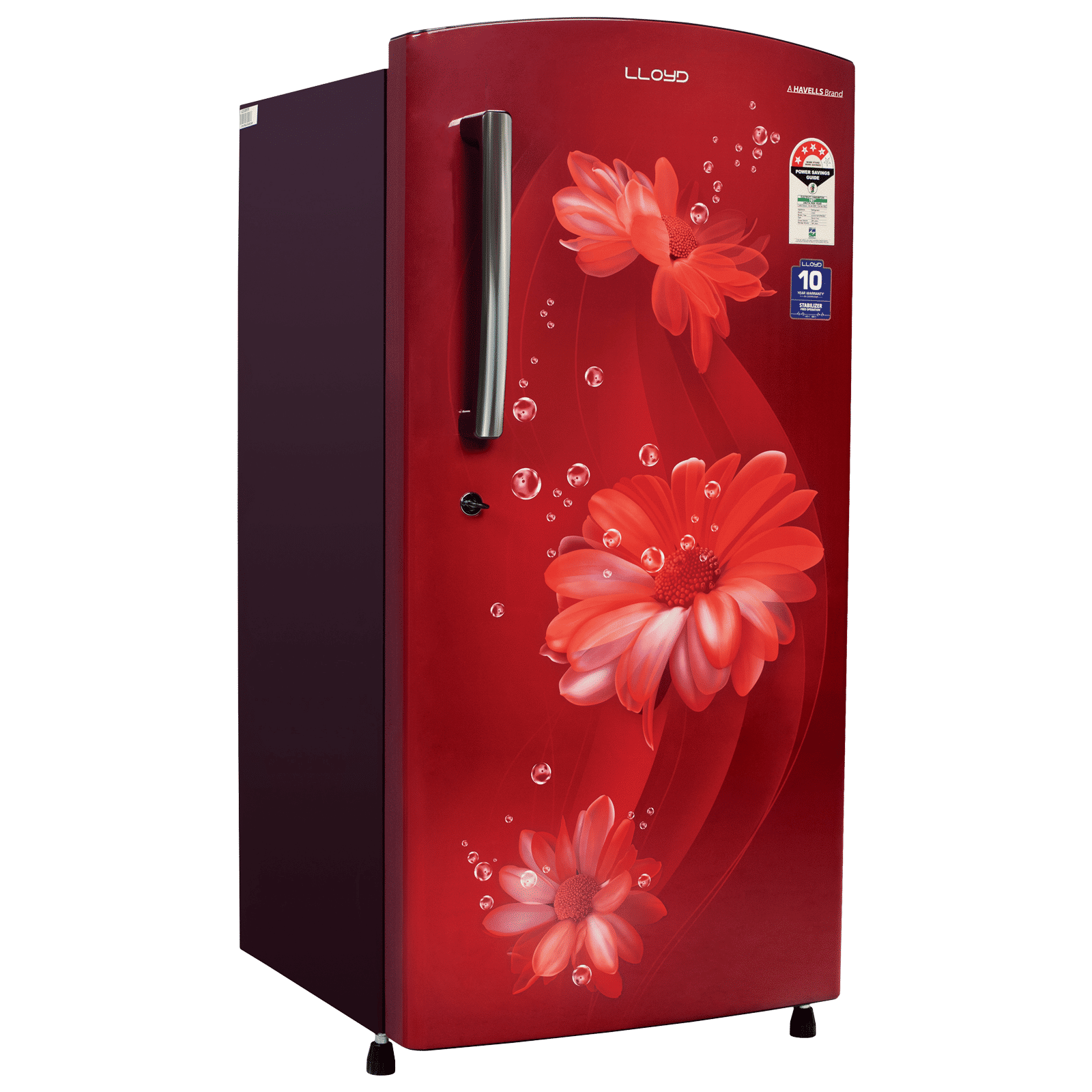 LLOYD 216 Litres 4 Star Direct Cool Single Door Refrigerator with Stabilizer Free Operation (GLDF244SDWT2LC, Daisy Wine) LLOYD 216 Litres 4 Star Direct Cool Single Door Refrigerator with Stabilizer Free Operation (GLDF244SDWT2LC, Daisy Wine)_10