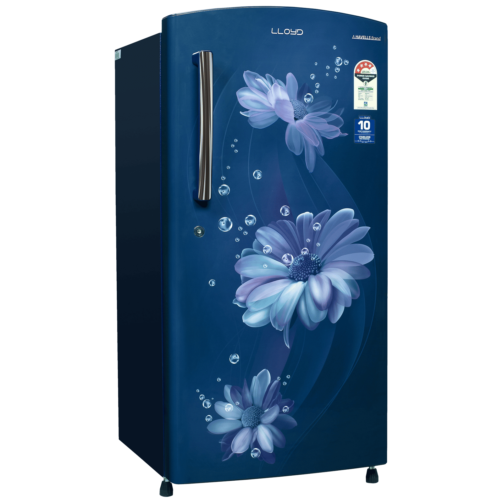LLOYD 216 Litres 4 Star Direct Cool Single Door Refrigerator with Stabilizer Free Operation (GLDF244ST2LC, Daisy Blue) LLOYD 216 Litres 4 Star Direct Cool Single Door Refrigerator with Stabilizer Free Operation (GLDF244ST2LC, Daisy Blue)_10