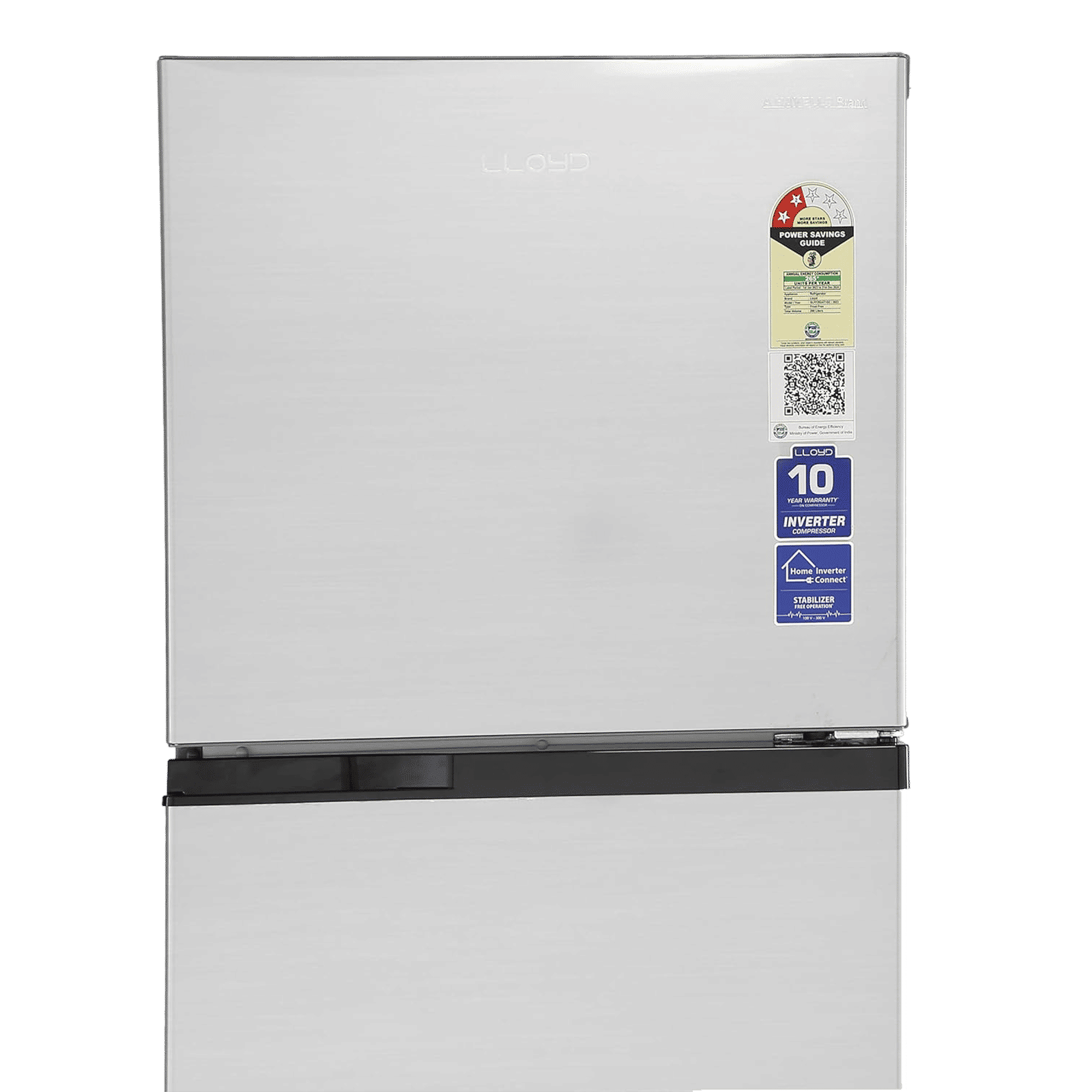 LLOYD 260 Litres 2 Star Frost Free Double Door Refrigerator with Ten Vent Technology (GLFF292AMST1GC, Metallic Silver) LLOYD 260 Litres 2 Star Frost Free Double Door Refrigerator with Ten Vent Technology (GLFF292AMST1GC, Metallic Silver)_10