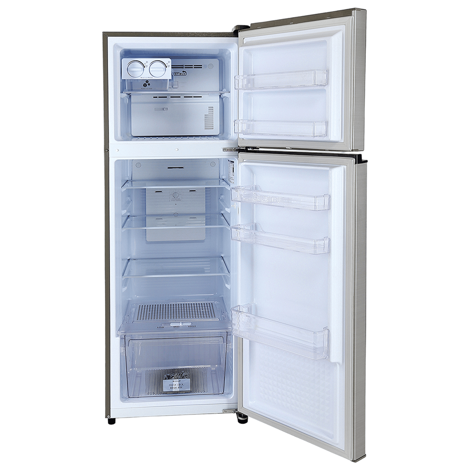 LLOYD 260 Litres 2 Star Frost Free Double Door Refrigerator with Bactsheild Technology (GLFF272AT1GC, Metallic Silver)_6