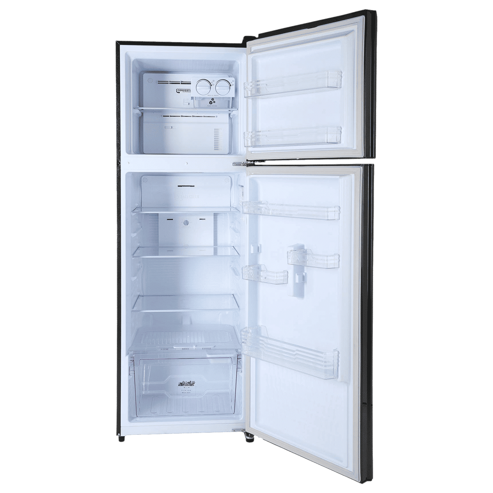 LLOYD 310 Litres 2 Star Frost Free Double Door Convertible Refrigerator with Bactsheild Technology (GLFF342AMBC1GC, Metallic Black) LLOYD 310 Litres 2 Star Frost Free Double Door Convertible Refrigerator with Bactsheild Technology (GLFF342AMBC1GC, Metallic Black)_5