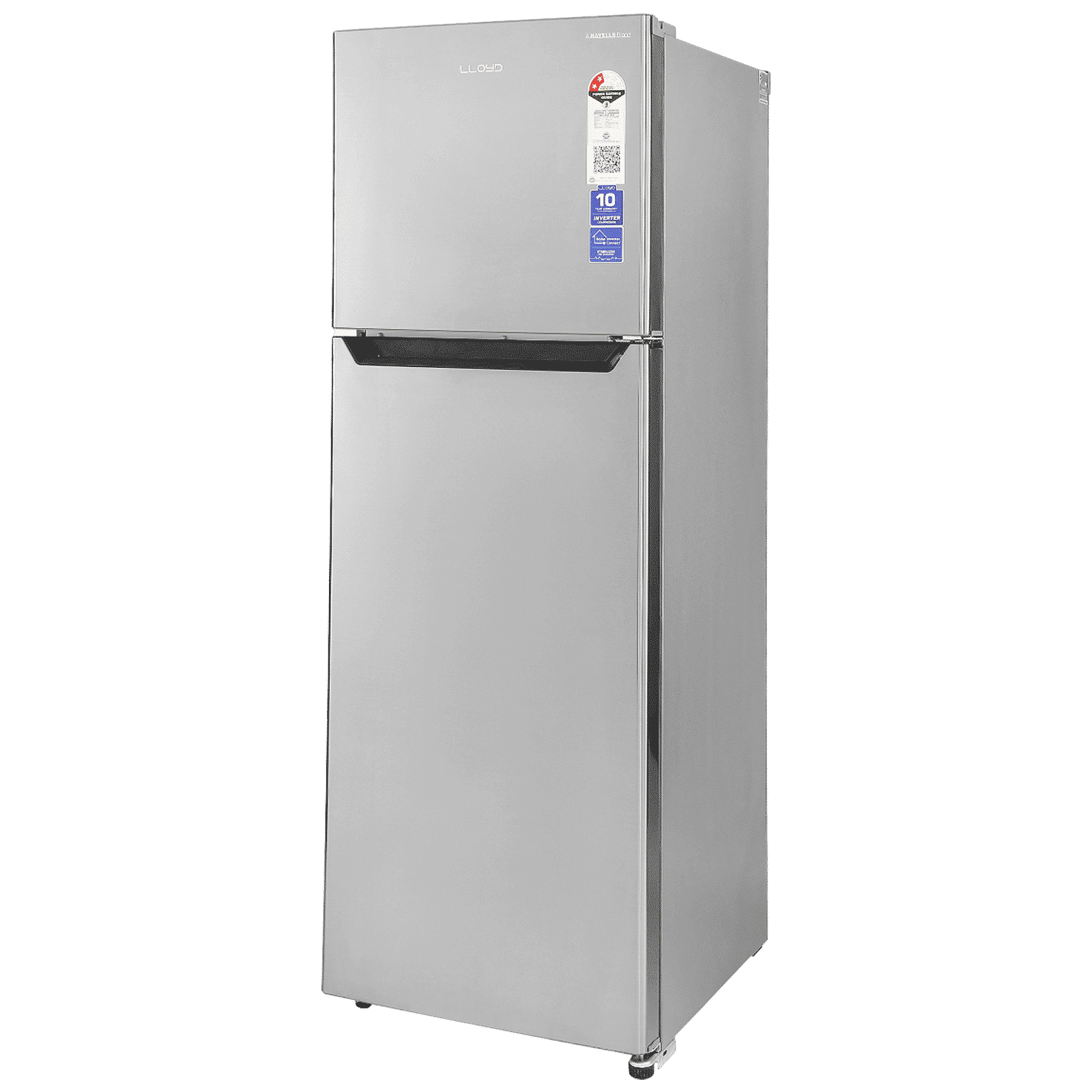 LLOYD 280 Litres 2 Star Frost Free Double Door Refrigerator with Ten Vent Technology (GLFF312AGST1GC, Graphite Steel)_4