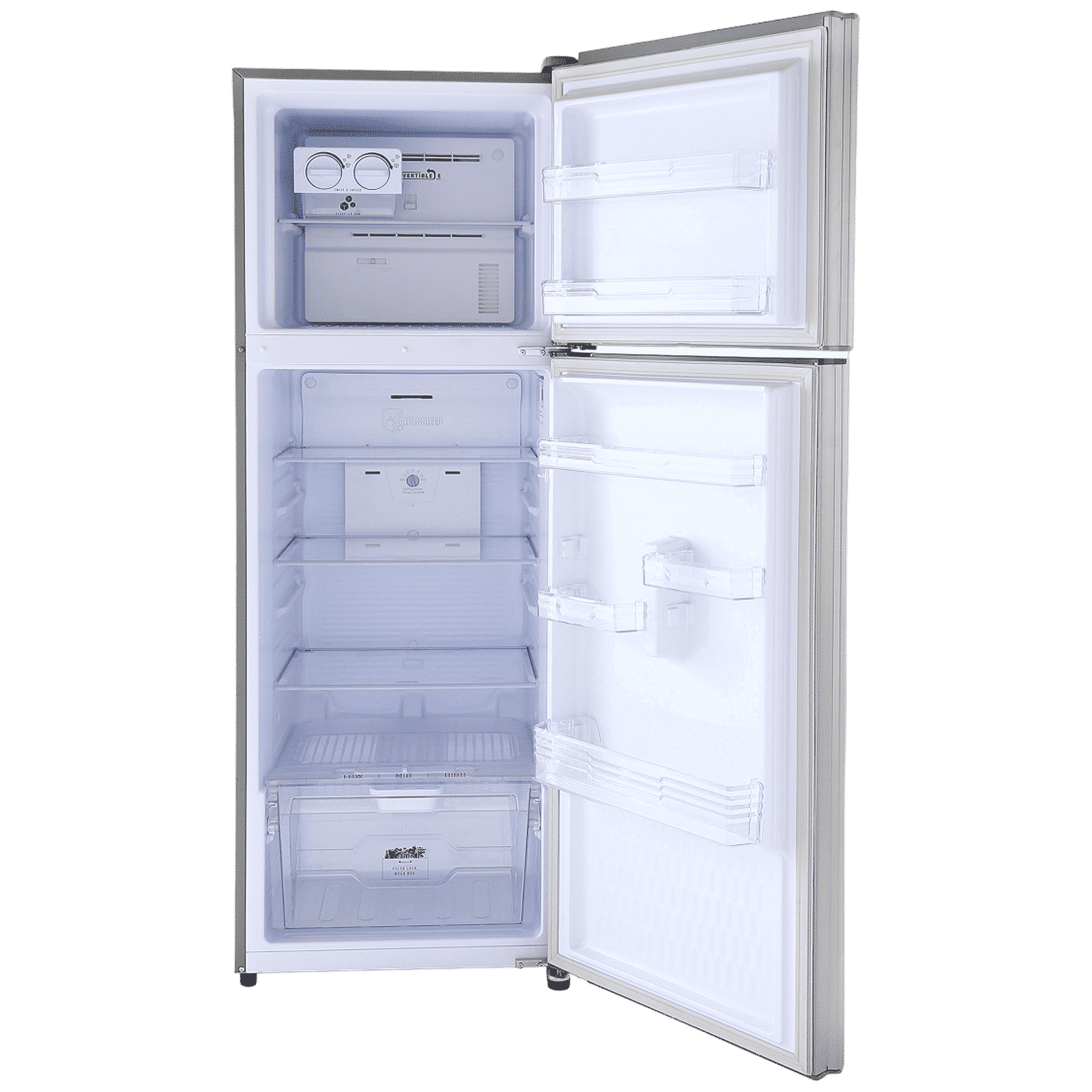 LLOYD 280 Litres 2 Star Frost Free Double Door Refrigerator with Ten Vent Technology (GLFF312AGST1GC, Graphite Steel)_6