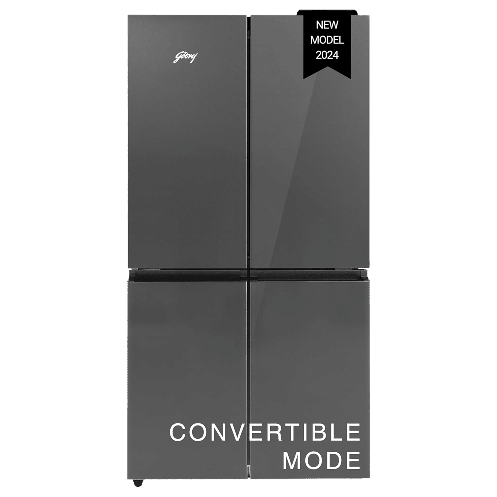 Godrej Eon Velvet 670 Litres Frost Free French Door Convertible Refrigerator with Dual Tech Cooling (RM EONVELVET 685 RIT GR BK, Graphite Black)_1