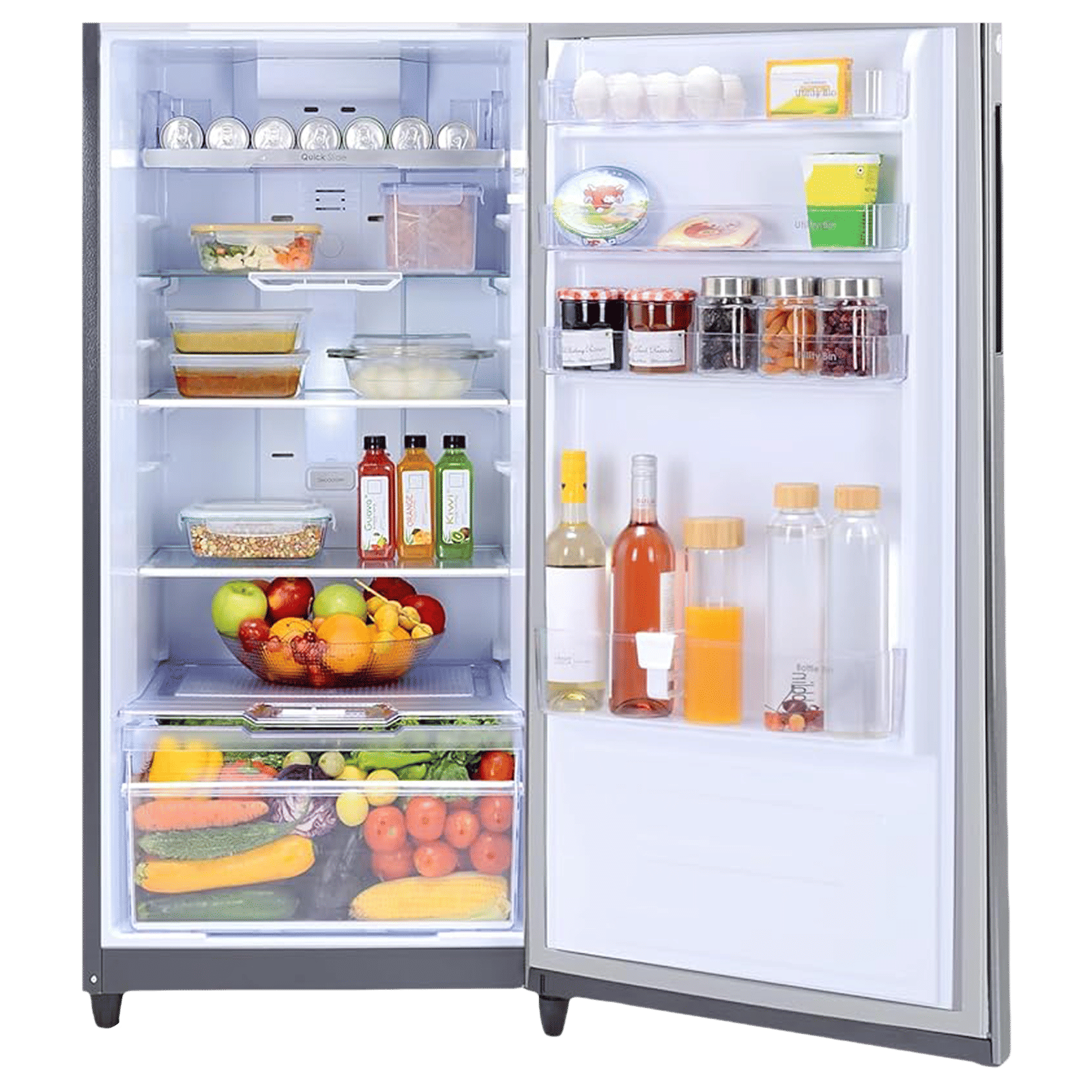 Godrej Eon Valor 272 Litres 2 Star Frost Free Double Door Convertible Refrigerator with Cool Balance Technology (RT EONVALOR 310B RCIT, Fossil Steel) Godrej Eon Valor 272 Litres 2 Star Frost Free Double Door Convertible Refrigerator with Cool Balance Technology (RT EONVALOR 310B RCIT, Fossil Steel)_10
