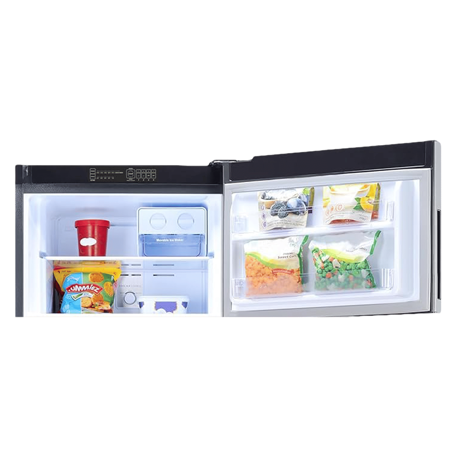 Godrej Eon Valor 272 Litres 2 Star Frost Free Double Door Convertible Refrigerator with Cool Balance Technology (RT EONVALOR 310B RCIT, Fossil Steel) Godrej Eon Valor 272 Litres 2 Star Frost Free Double Door Convertible Refrigerator with Cool Balance Technology (RT EONVALOR 310B RCIT, Fossil Steel)_7