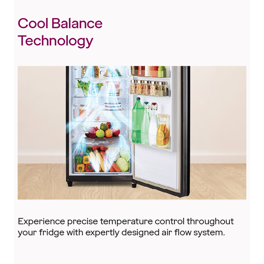 Godrej Eon Alpha 233 Litres 2 Star Frost Free Double Door Refrigerator with Cool Balance Technology (RT EONALPHA 270B RI, Steel Glow) Godrej Eon Alpha 233 Litres 2 Star Frost Free Double Door Refrigerator with Cool Balance Technology (RT EONALPHA 270B RI, Steel Glow)_11