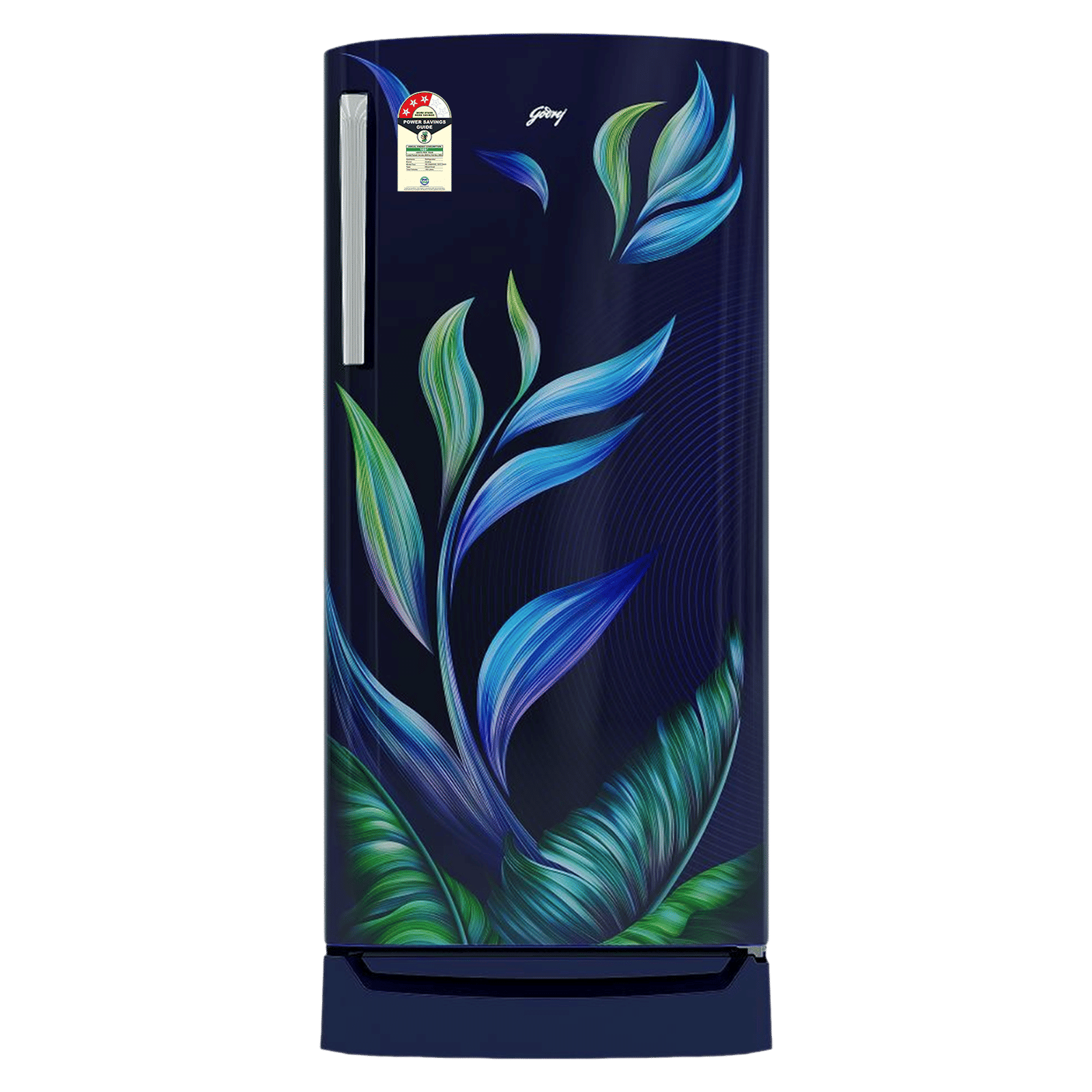 Godrej Edge Marvel 184 Litres 3 Star Direct Cool Single Door Refrigerator with Turbo Cooling Technology (RD EMARVEL 207C TDF, Fusion Blue) Godrej Edge Marvel 184 Litres 3 Star Direct Cool Single Door Refrigerator with Turbo Cooling Technology (RD EMARVEL 207C TDF, Fusion Blue)_1