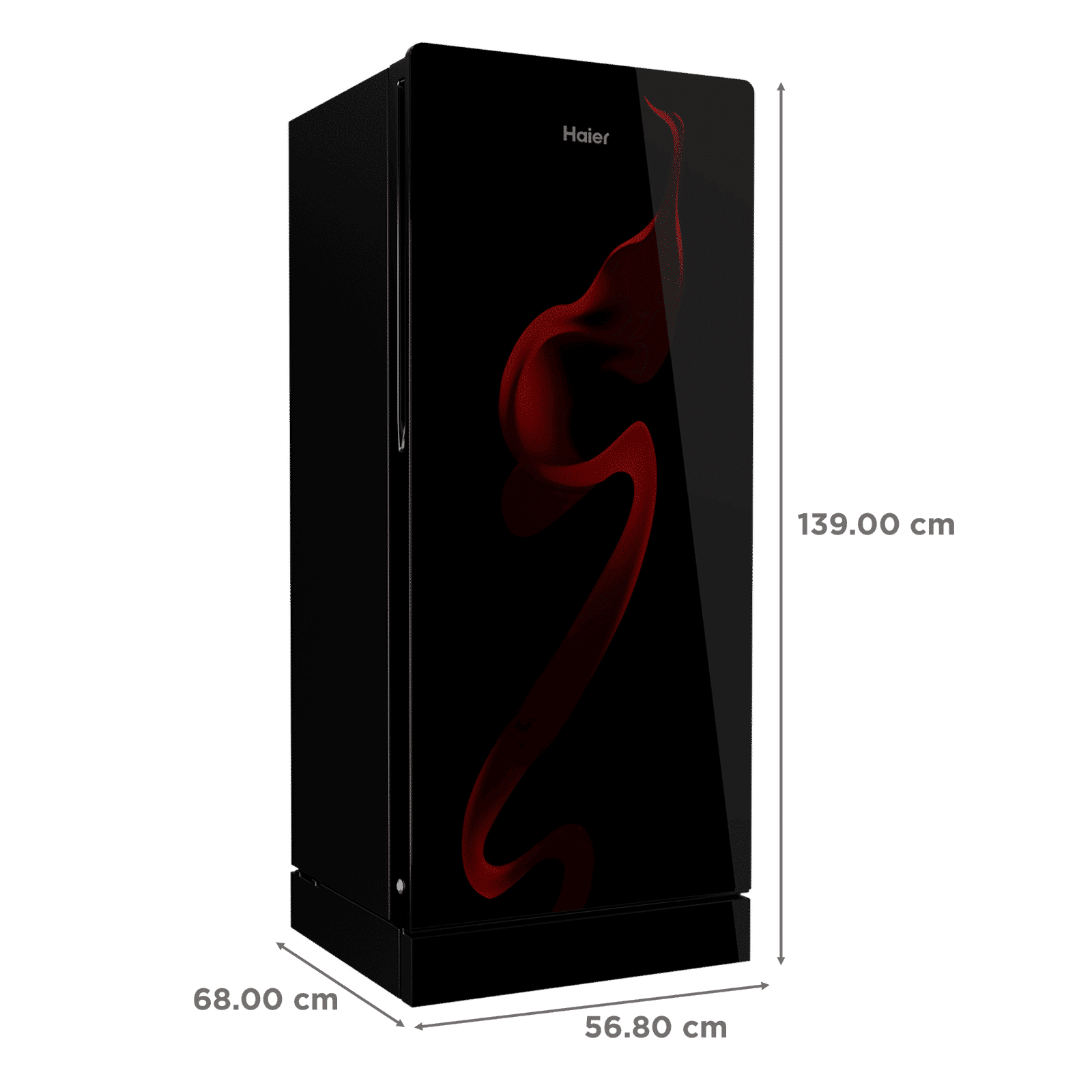 Haier 190 Litres 3 Star Direct Cool Single Door Refrigerator with Stabilizer Free Operation (HRD-2103PSG-P, Spiral Glass) Haier 190 Litres 3 Star Direct Cool Single Door Refrigerator with Stabilizer Free Operation (HRD-2103PSG-P, Spiral Glass)_3
