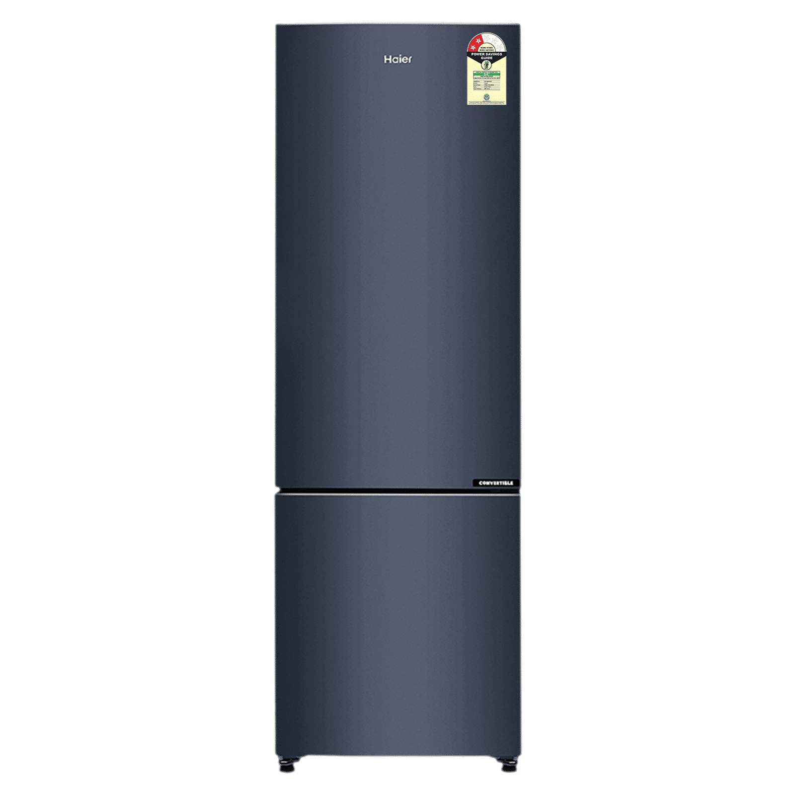 Haier 265 Litres 2 Star Frost Free Double Door Bottom Mount Convertible Refrigerator with Turbo Icing (HRB-3152BGK-P, Graphite Black) Haier 265 Litres 2 Star Frost Free Double Door Bottom Mount Convertible Refrigerator with Turbo Icing (HRB-3152BGK-P, Graphite Black)_1