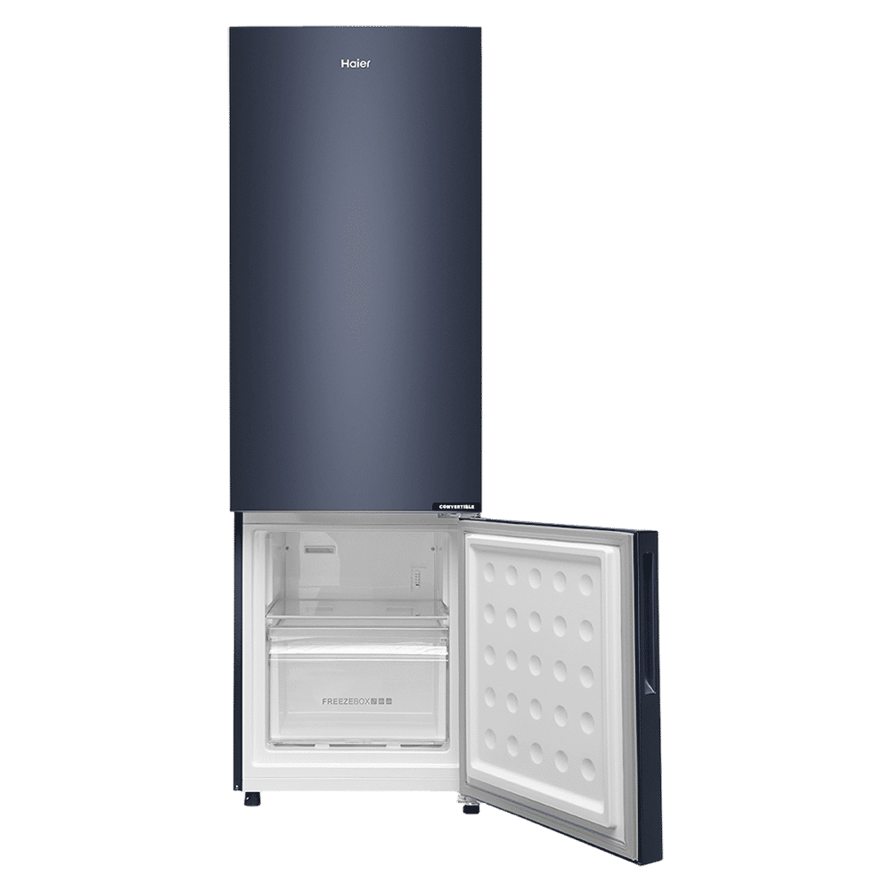 Haier 265 Litres 2 Star Frost Free Double Door Bottom Mount Convertible Refrigerator with Turbo Icing (HRB-3152BGK-P, Graphite Black) Haier 265 Litres 2 Star Frost Free Double Door Bottom Mount Convertible Refrigerator with Turbo Icing (HRB-3152BGK-P, Graphite Black)_10