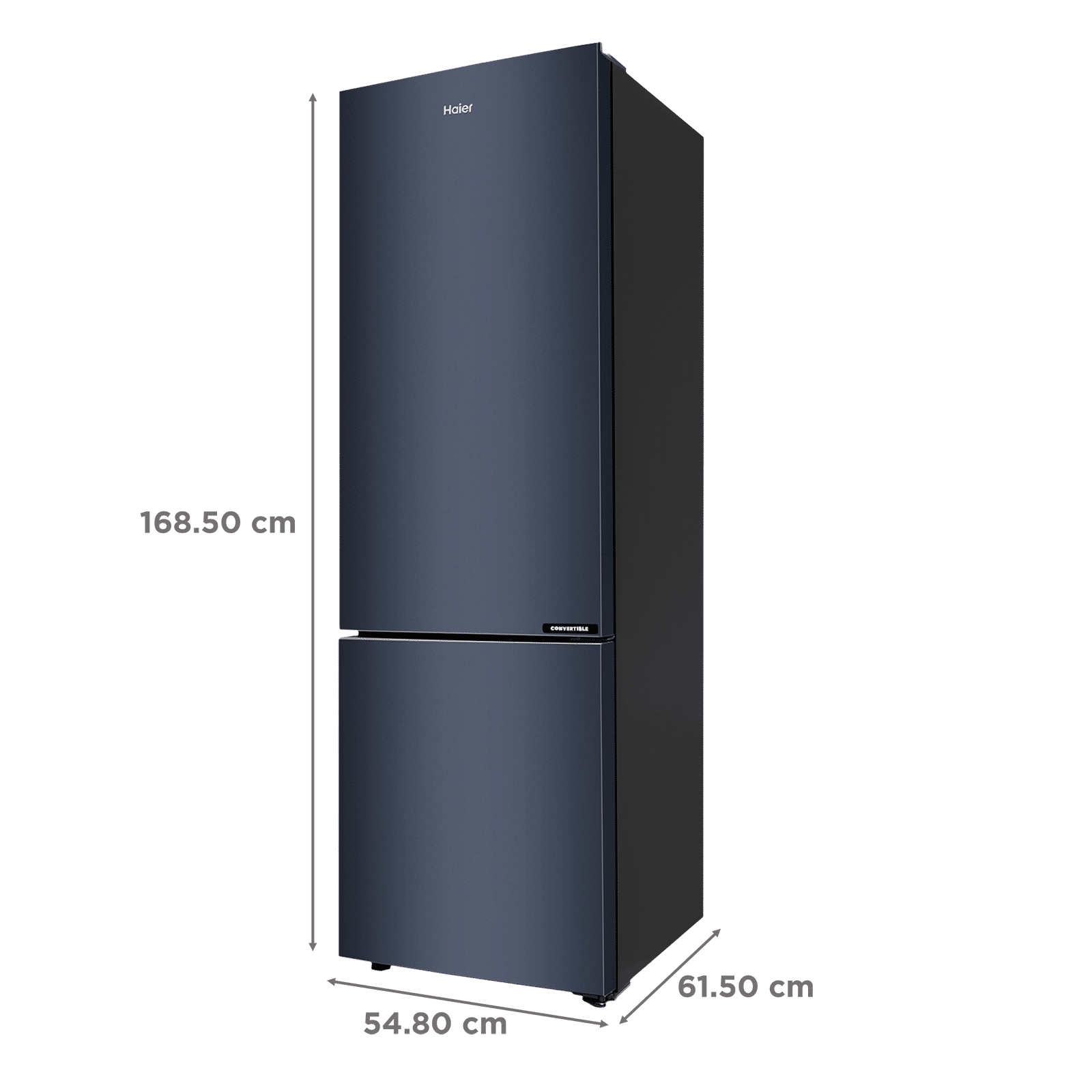 Haier 265 Litres 2 Star Frost Free Double Door Bottom Mount Convertible Refrigerator with Turbo Icing (HRB-3152BGK-P, Graphite Black) Haier 265 Litres 2 Star Frost Free Double Door Bottom Mount Convertible Refrigerator with Turbo Icing (HRB-3152BGK-P, Graphite Black)_3