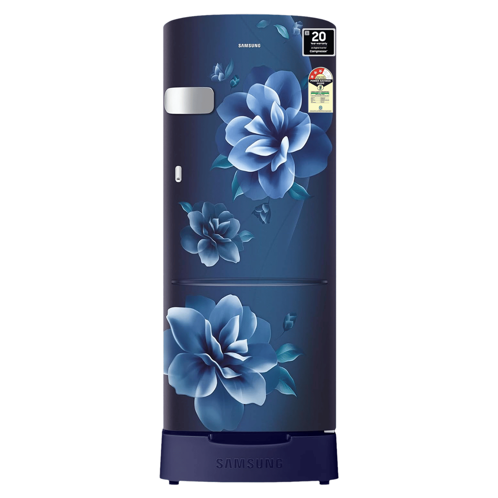 SAMSUNG Stylish Grande 223 Litres3 Star Direct Cool Single Door Refrigerator with Anti Bacterial Gasket (RR24D2Z23CU/NL, Camellia Blue) SAMSUNG Stylish Grande 223 Litres3 Star Direct Cool Single Door Refrigerator with Anti Bacterial Gasket (RR24D2Z23CU/NL, Camellia Blue)_1