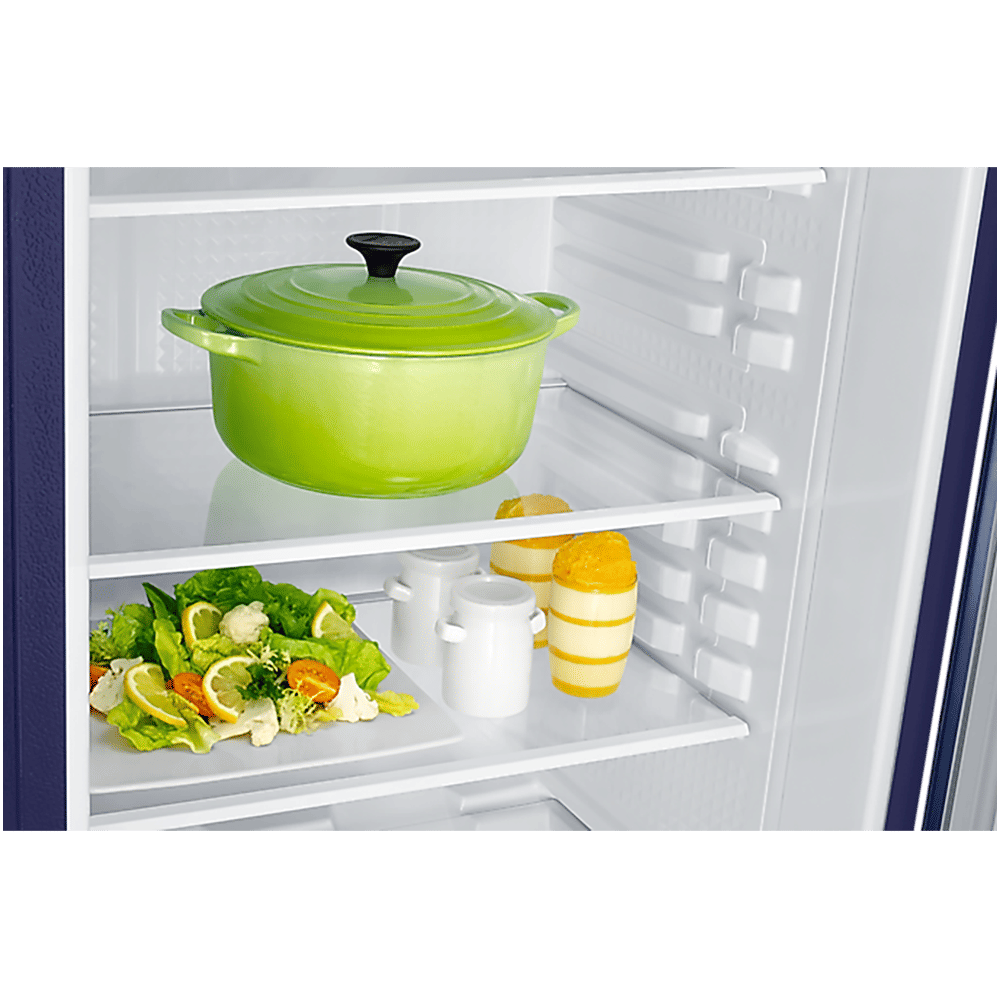 SAMSUNG Stylish Grande 183 Litres 5 Star Direct Cool Single Door Refrigerator with Anti Bacterial Gasket (RR20D2725UZ/NL, Midnight Blossom Blue) SAMSUNG Stylish Grande 183 Litres 5 Star Direct Cool Single Door Refrigerator with Anti Bacterial Gasket (RR20D2725UZ/NL, Midnight Blossom Blue)_11