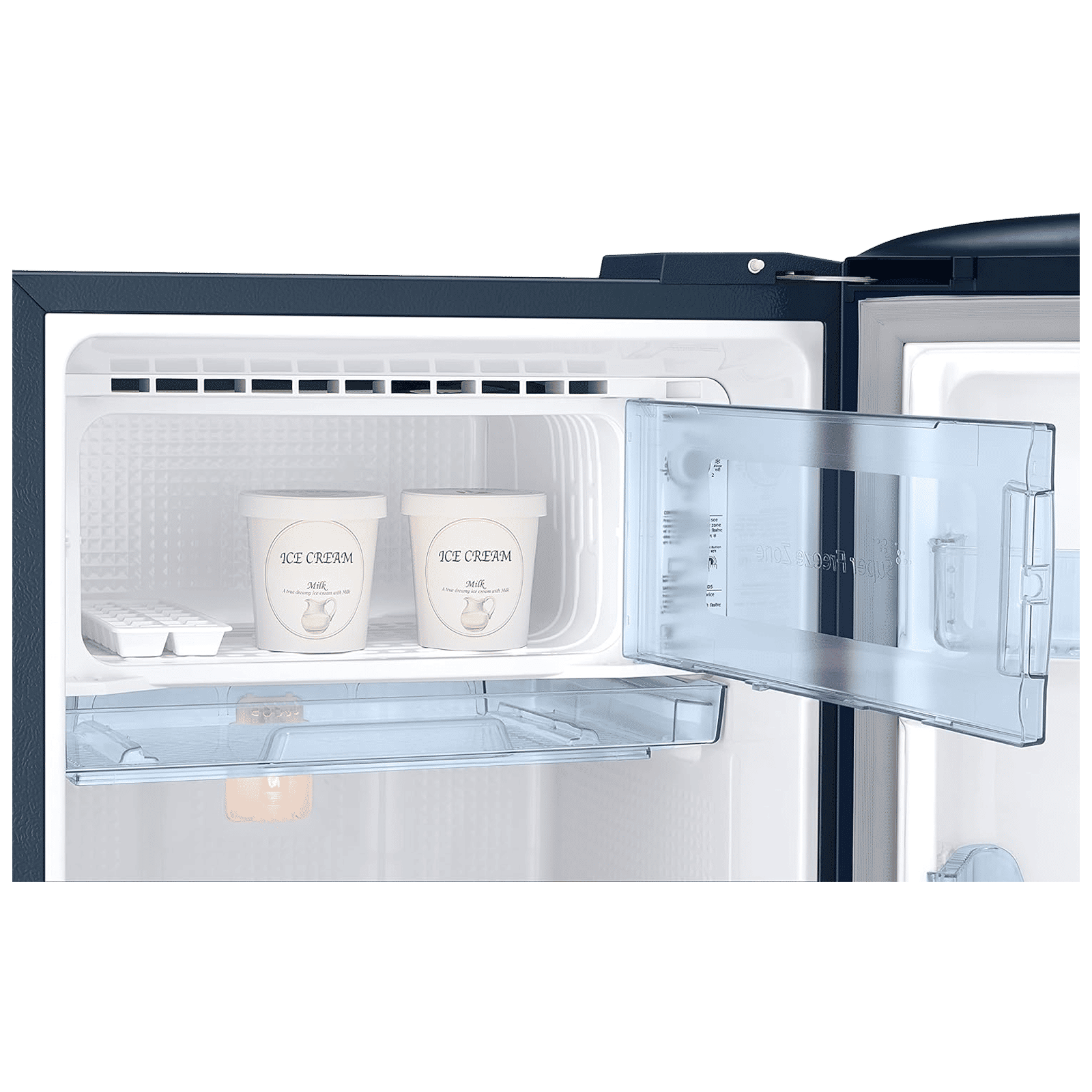 SAMSUNG Horizontal Curve 189 Litres 5 Star Direct Cool Single Door Refrigerator with Anti Bacterial Gasket (RR21D2H259U/HL, Paradise Bloom Blue) SAMSUNG Horizontal Curve 189 Litres 5 Star Direct Cool Single Door Refrigerator with Anti Bacterial Gasket (RR21D2H259U/HL, Paradise Bloom Blue)_7