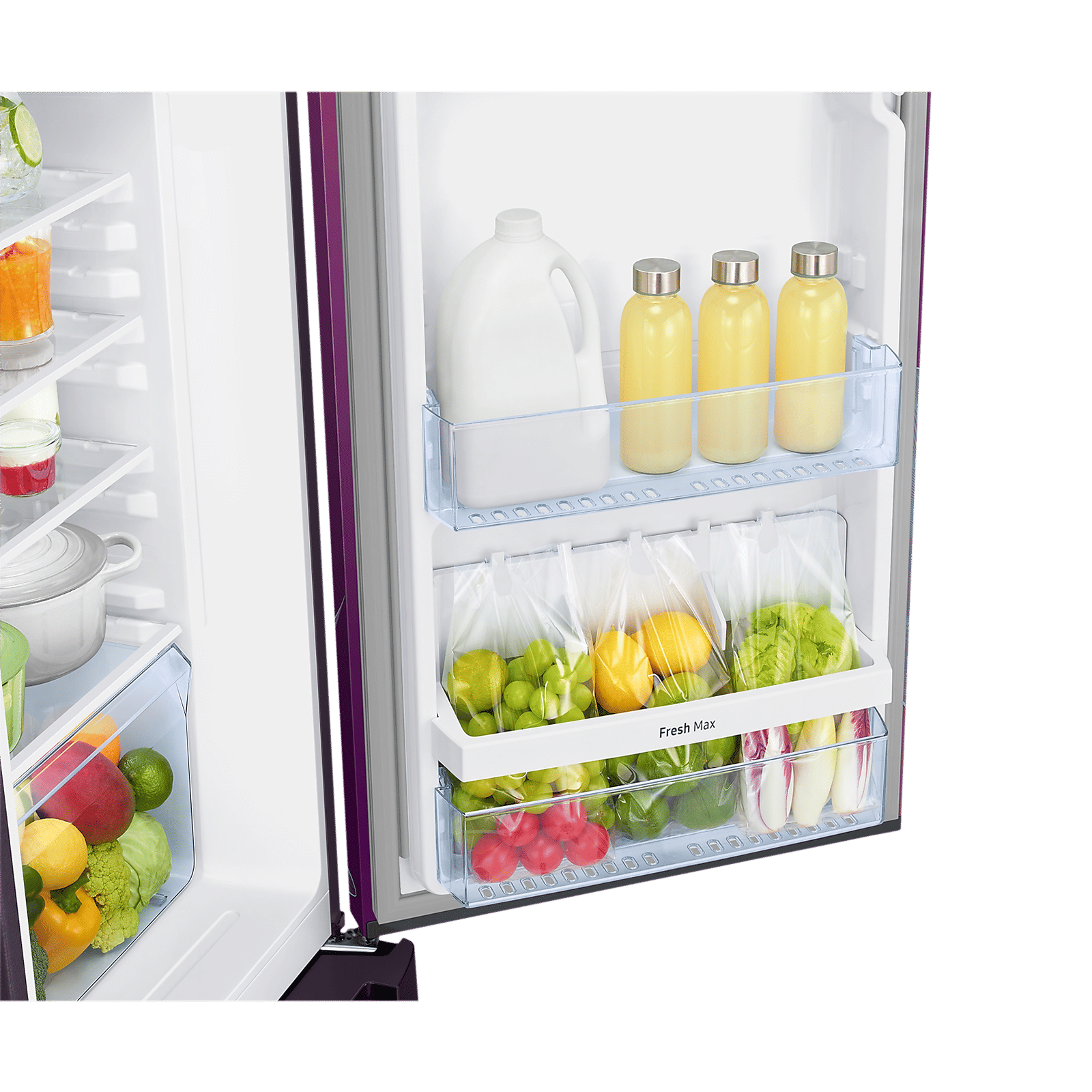 SAMSUNG Digi-Touch Cool 215 Litres 4 Star Direct Cool Single Door Refrigerator with Anti Bacterial Gasket (RR23D2F349R/HL, Paradise Bloom Purple) SAMSUNG Digi-Touch Cool 215 Litres 4 Star Direct Cool Single Door Refrigerator with Anti Bacterial Gasket (RR23D2F349R/HL, Paradise Bloom Purple)_14