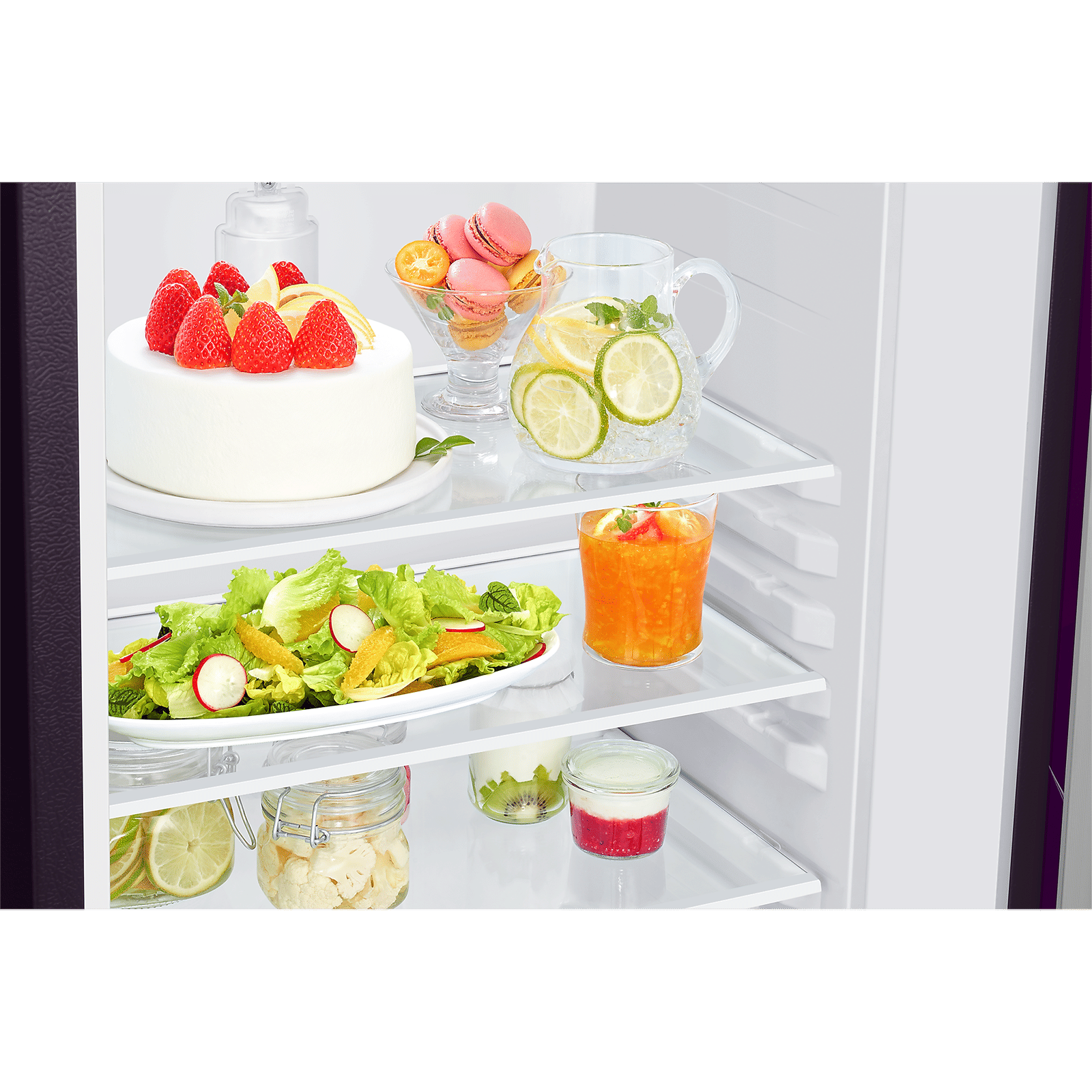 SAMSUNG Digi-Touch Cool 215 Litres 4 Star Direct Cool Single Door Refrigerator with Anti Bacterial Gasket (RR23D2F349R/HL, Paradise Bloom Purple) SAMSUNG Digi-Touch Cool 215 Litres 4 Star Direct Cool Single Door Refrigerator with Anti Bacterial Gasket (RR23D2F349R/HL, Paradise Bloom Purple)_6