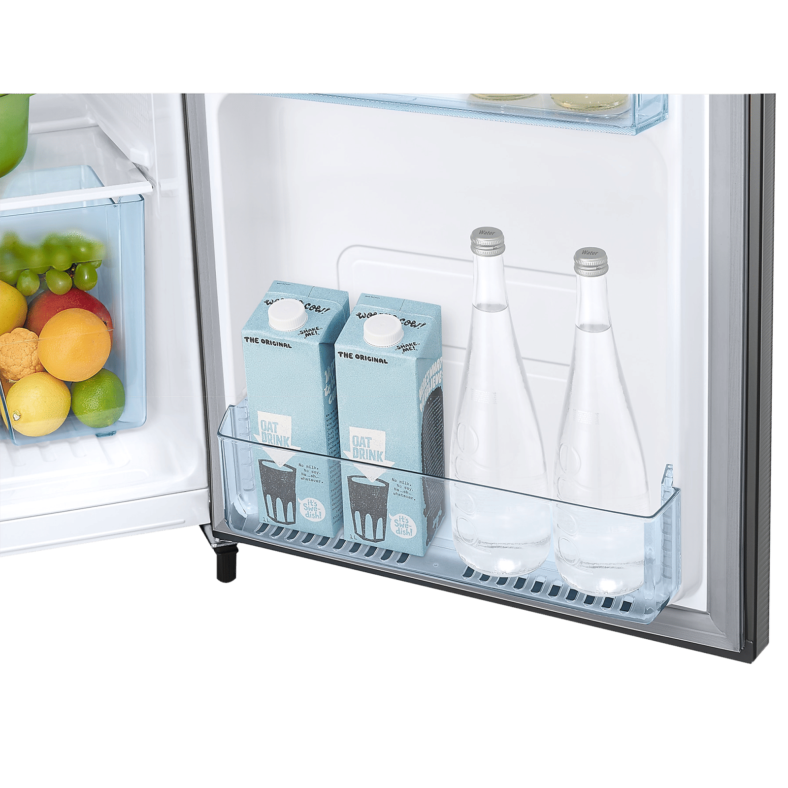 SAMSUNG Horizontal Curve 215 Litres 5 Star Direct Cool Single Door Refrigerator with Anti Bacterial Gasket (RR23D2H359U/HL, Paradise Bloom Blue)_11