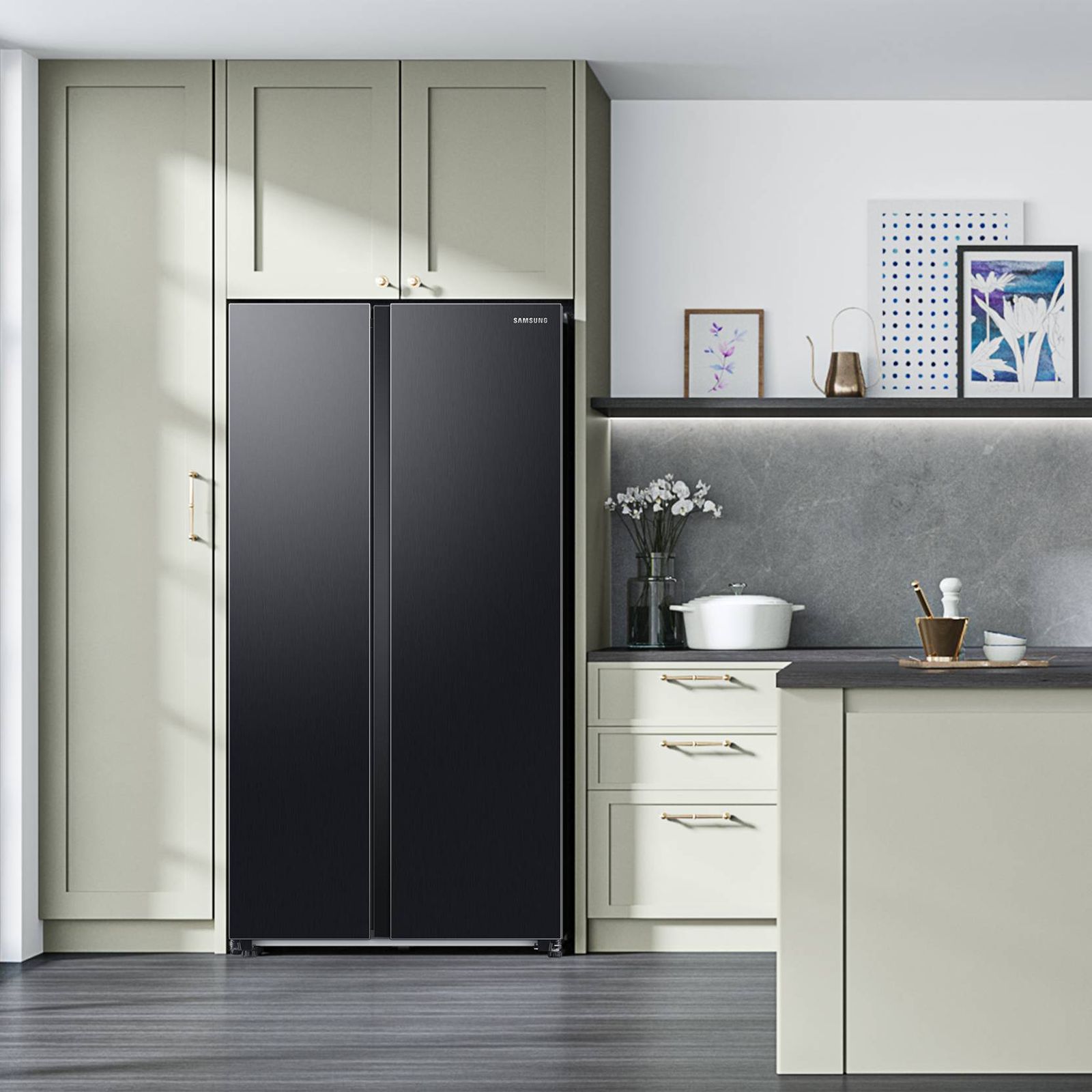 SAMSUNG 653 Litres 3 Star Frost Free Side by Side Convertible Refrigerator with Twin Cooling Plus Technology (RS76CG8003B1/HL, Black Matt) SAMSUNG 653 Litres 3 Star Frost Free Side by Side Convertible Refrigerator with Twin Cooling Plus Technology (RS76CG8003B1/HL, Black Matt)_19