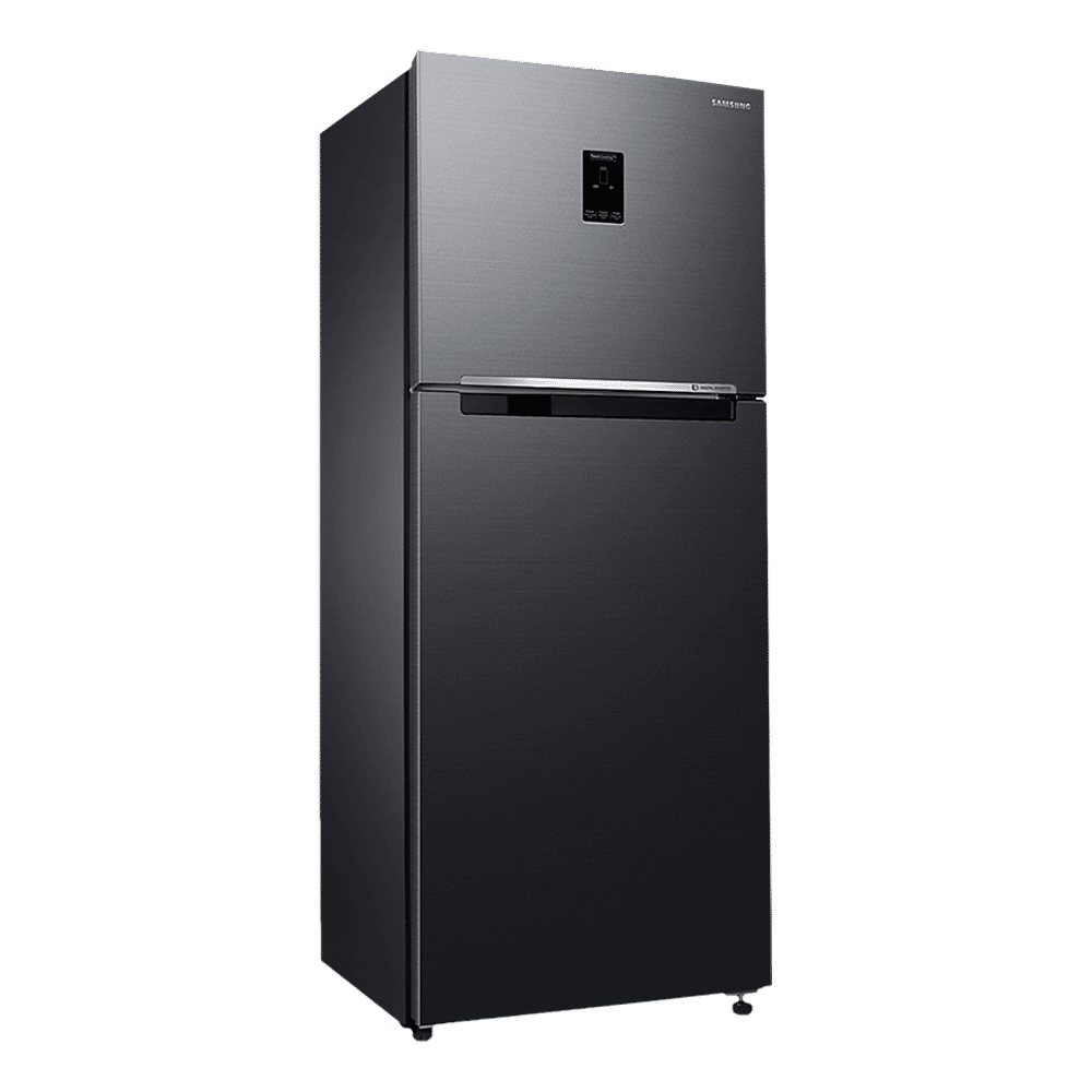 SAMSUNG 363 Litres 3 Star Frost Free Double Door Convertible Refrigerator with Anti Bacterial Gasket (RT39C553EBX/HL, Luxe Black)_10