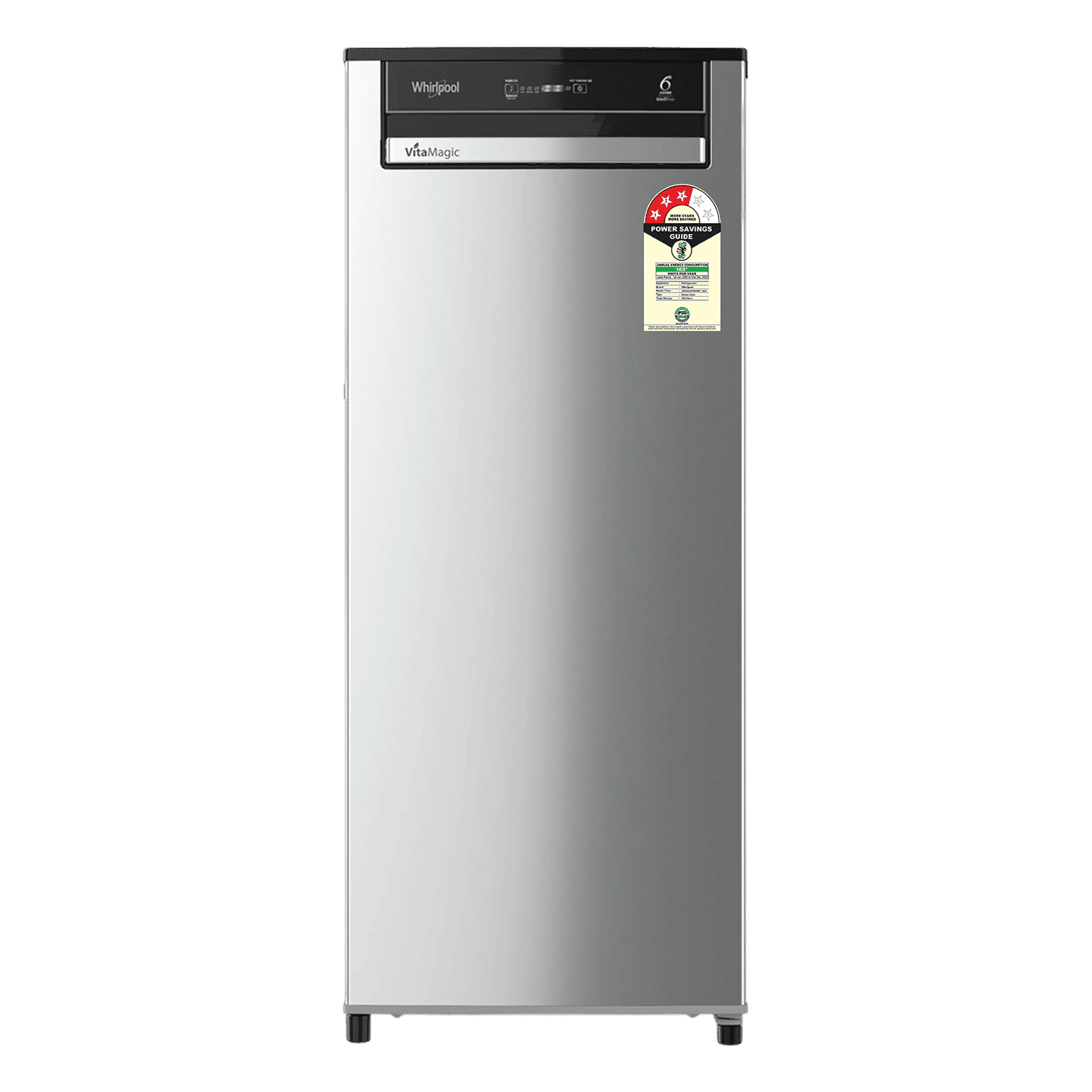 Whirlpool Vitamagic Pro 192 Litres 3 Star Direct Cool Single Door Refrigerator with Zeolite Technology (73131, Grey) Whirlpool Vitamagic Pro 192 Litres 3 Star Direct Cool Single Door Refrigerator with Zeolite Technology (73131, Grey)_1