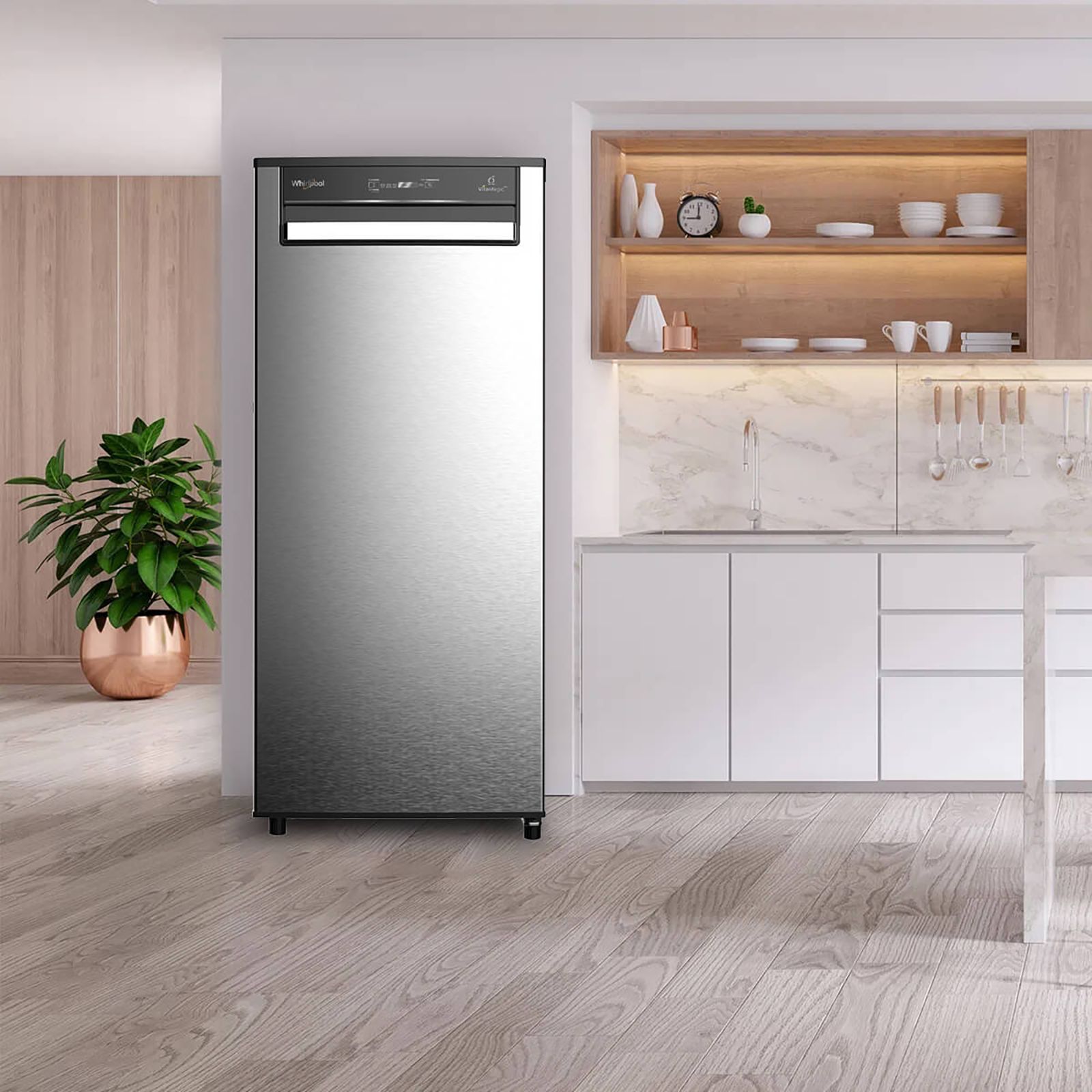 Whirlpool Vitamagic Pro 192 Litres 3 Star Direct Cool Single Door Refrigerator with Zeolite Technology (73131, Grey) Whirlpool Vitamagic Pro 192 Litres 3 Star Direct Cool Single Door Refrigerator with Zeolite Technology (73131, Grey)_7