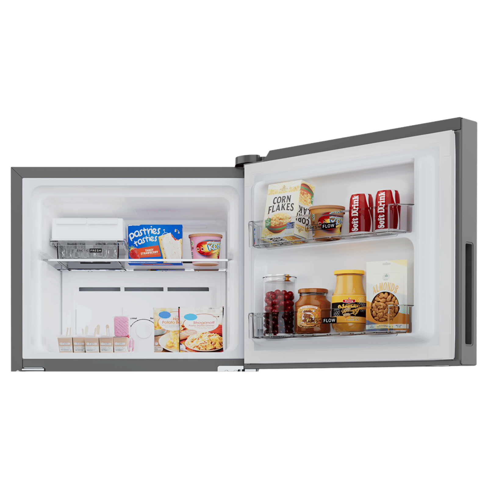 Whirlpool Neofresh 235 Litres 2 Star Frost Free Double Door Refrigerator with Microblock Technology (22099, Grey) Whirlpool Neofresh 235 Litres 2 Star Frost Free Double Door Refrigerator with Microblock Technology (22099, Grey)_6