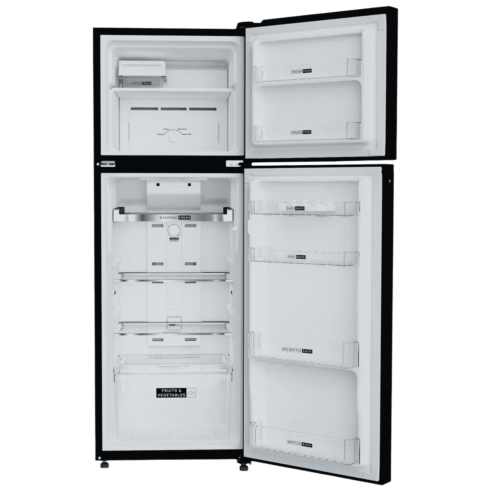 Whirlpool Neofresh 235 Litres 2 Star Frost Free Double Door Refrigerator with Intellisense Inverter Technology (22052, Crystal Black) Whirlpool Neofresh 235 Litres 2 Star Frost Free Double Door Refrigerator with Intellisense Inverter Technology (22052, Crystal Black)_6