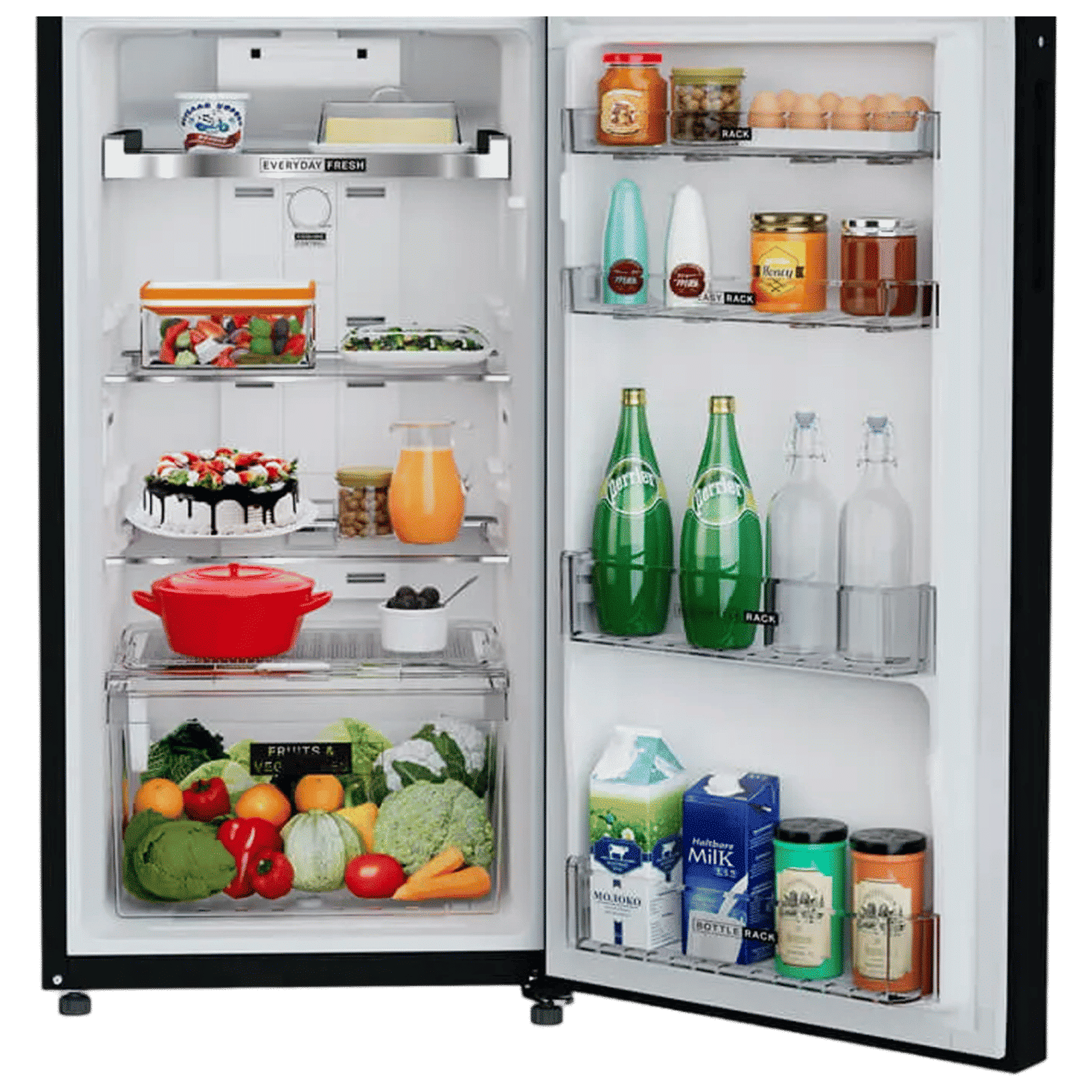 Whirlpool Neofresh 235 Litres 2 Star Frost Free Double Door Refrigerator with Intellisense Inverter Technology (22052, Crystal Black) Whirlpool Neofresh 235 Litres 2 Star Frost Free Double Door Refrigerator with Intellisense Inverter Technology (22052, Crystal Black)_7