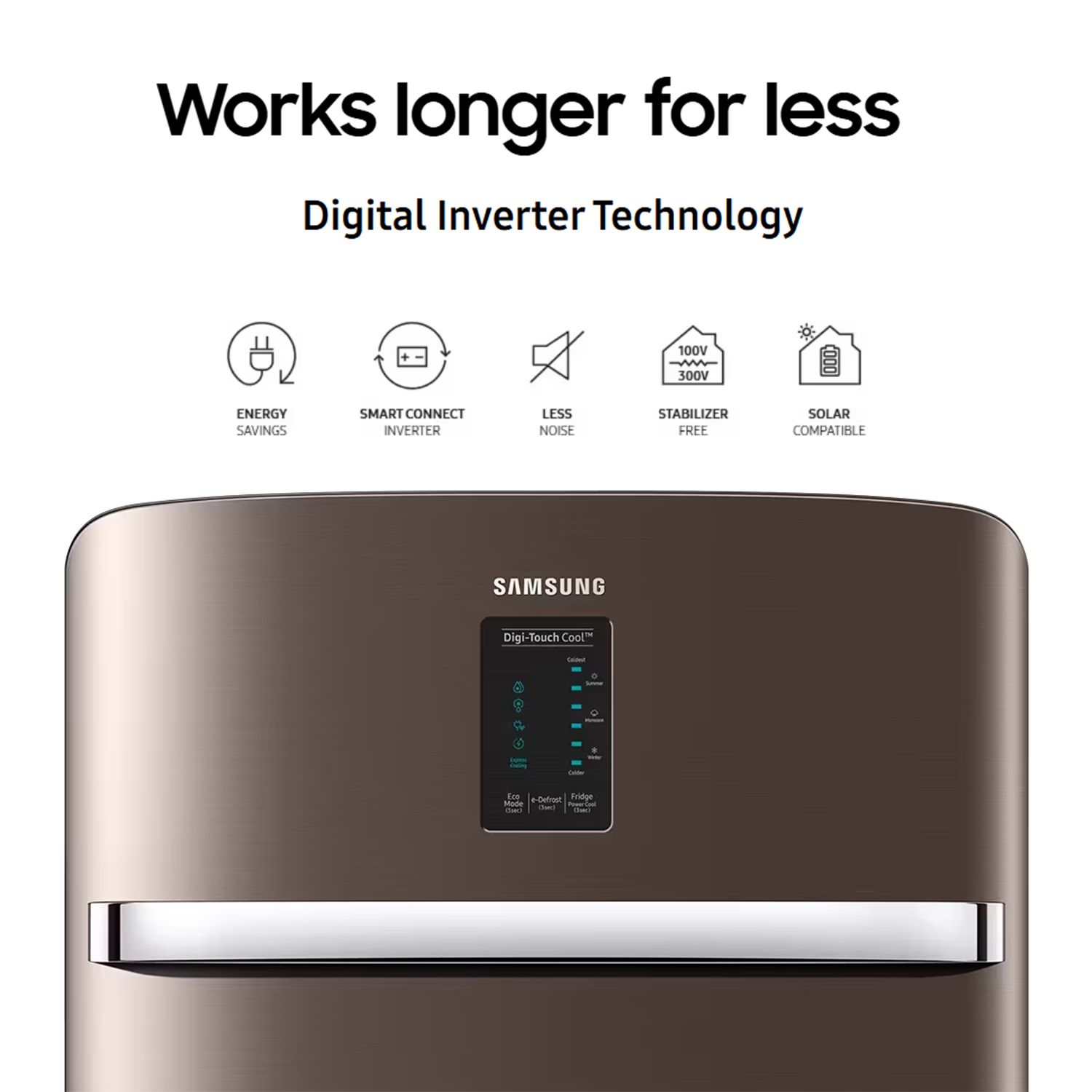 SAMSUNG Horizontal Curve 215 Litres 5 Star Direct Cool Single Door Refrigerator with Base Stand Drawer (RR23D2H259R/HL, Paradise Bloom Purple) SAMSUNG Horizontal Curve 215 Litres 5 Star Direct Cool Single Door Refrigerator with Base Stand Drawer (RR23D2H259R/HL, Paradise Bloom Purple)_14
