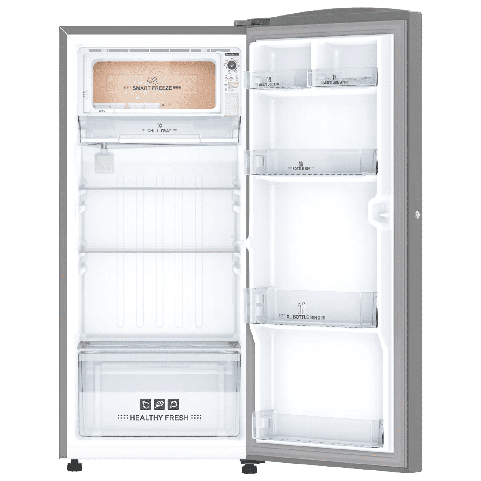 IFB Metal - Cool 187 Litres 3 Star Direct Cool Single Door Refrigerator with Anti Bacterial Gasket (IFBDC-2133FAS, Grey Steel) IFB Metal - Cool 187 Litres 3 Star Direct Cool Single Door Refrigerator with Anti Bacterial Gasket (IFBDC-2133FAS, Grey Steel)_5