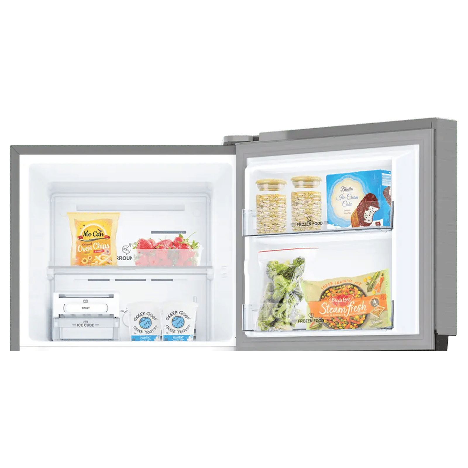 IFB Surround-Cool 243 Litres 2 Star Frost Free Double Door Refrigerator with Anti-Bacterial Gasket (IFBFF-2902FBS, Grey Steel)_7