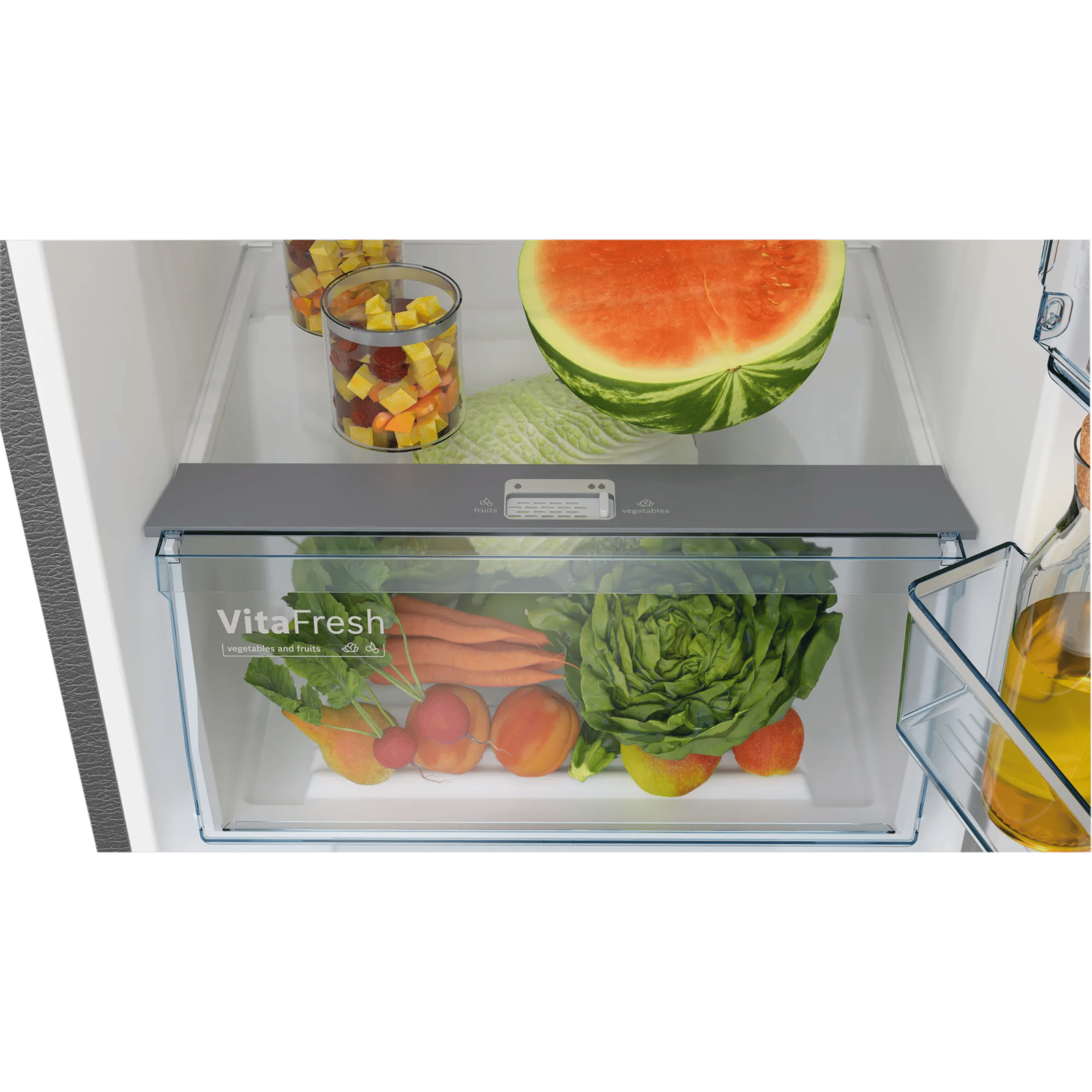 BOSCH Series 4 334 Litres 2 Star Frost Free Double Door Convertible Refrigerator with VarioInverter Compressor (CTC35S02NI, Shiney Silver) BOSCH Series 4 334 Litres 2 Star Frost Free Double Door Convertible Refrigerator with VarioInverter Compressor (CTC35S02NI, Shiney Silver)_13