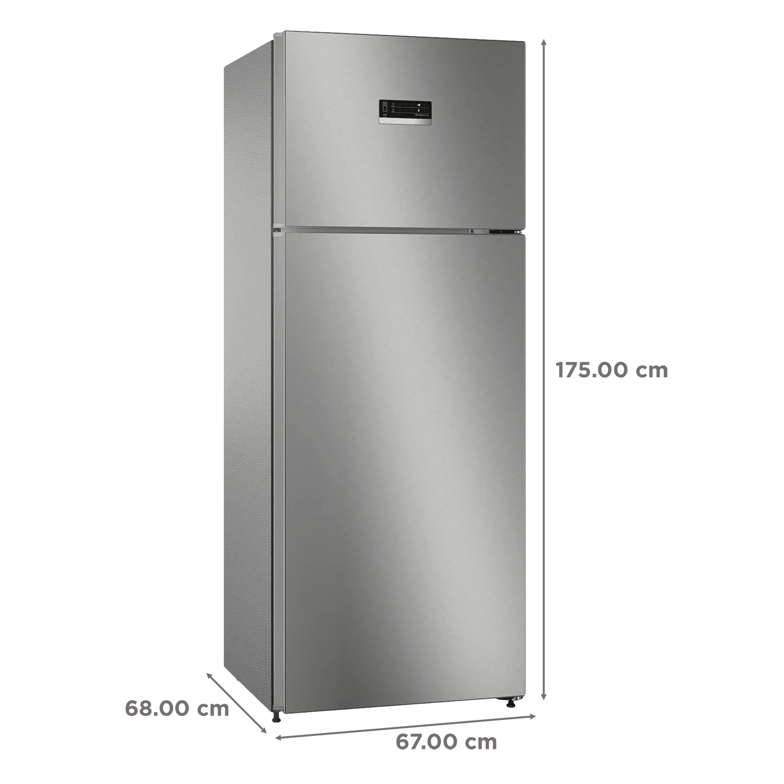 BOSCH Series 4 334 Litres 2 Star Frost Free Double Door Convertible Refrigerator with VarioInverter Compressor (CTC35S02NI, Shiney Silver) BOSCH Series 4 334 Litres 2 Star Frost Free Double Door Convertible Refrigerator with VarioInverter Compressor (CTC35S02NI, Shiney Silver)_3
