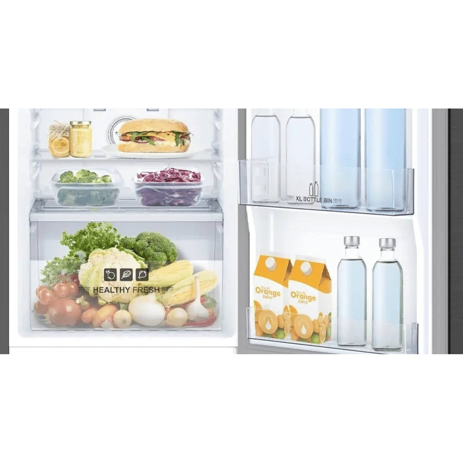 IFB Eco-Cool 265 Litres 2 Star Frost Free Double Door Refrigerator with Active Deodoriser (IFBFF-3152IKS, Black Steel) IFB Eco-Cool 265 Litres 2 Star Frost Free Double Door Refrigerator with Active Deodoriser (IFBFF-3152IKS, Black Steel)_10