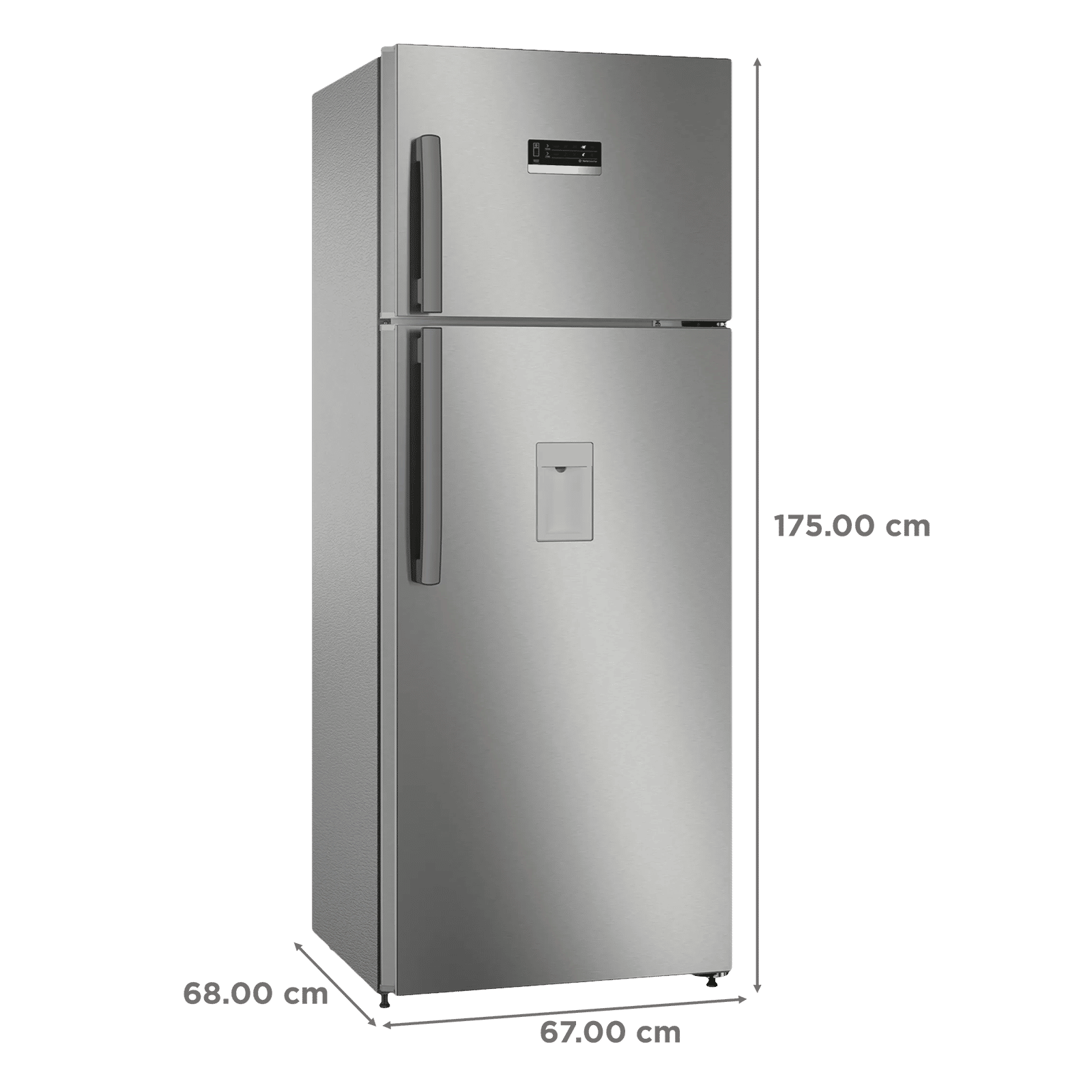 BOSCH Series 4 334 Litres 2 Star Frost Free Double Door Convertible Refrigerator with VarioInverter Compressor (CTC35S02DI, Shiney Silver)_3