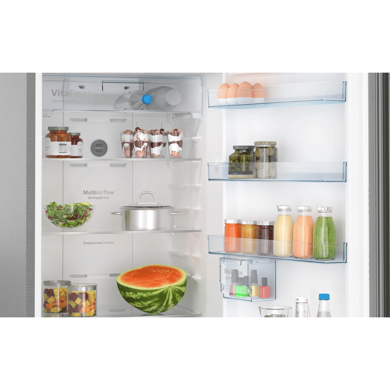 BOSCH Series 4 390 Litres 2 Star Frost Free Double Door Convertible Refrigerator with VarioInverter Compressor (CTC39S02NI, Shiney Silver) BOSCH Series 4 390 Litres 2 Star Frost Free Double Door Convertible Refrigerator with VarioInverter Compressor (CTC39S02NI, Shiney Silver)_5