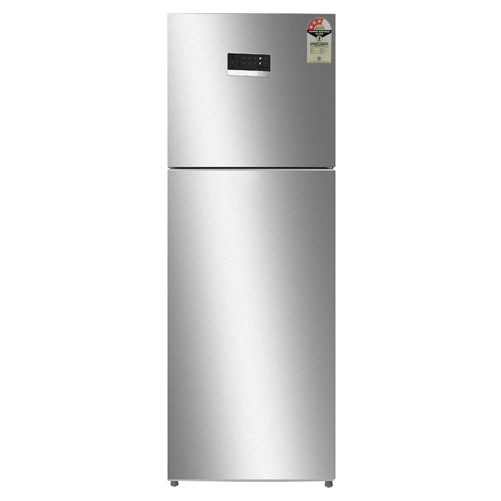 BOSCH Series 4 269 Litres 3 Star Frost Free Double Door Convertible Refrigerator with VitaFresh System (CTC29S03GI, Shiney Silver)_1