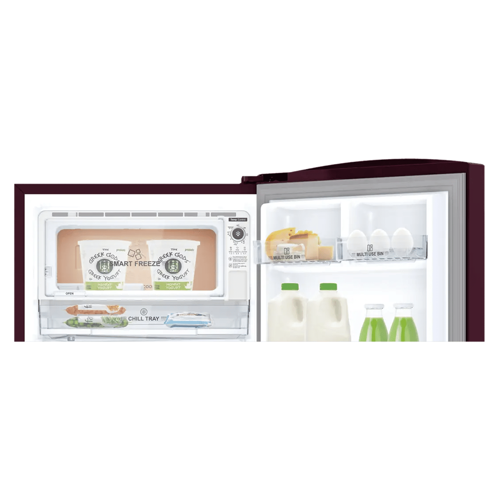 IFB Advance-Cool 206 Litres 5 Star Direct Cool Single Door Refrigerator with Anti Bacterial Gasket (IFBDC-2325IRB, Midnight Bloom Red)_6