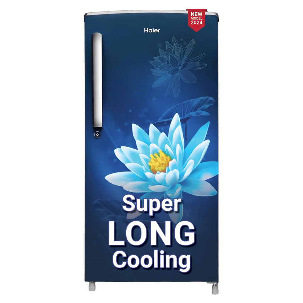 Haier 175 Litres 2 Star Direct Cool Single Door Refrigerator with Anti-Bacterial Gasket (HED182MLN, Marine Lotus) Haier 175 Litres 2 Star Direct Cool Single Door Refrigerator with Anti-Bacterial Gasket (HED182MLN, Marine Lotus)_9