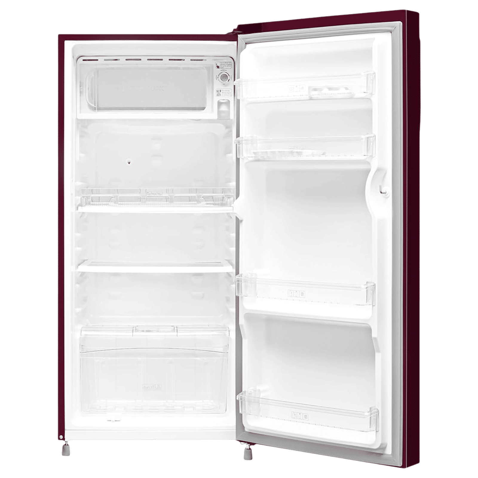 Haier 190 Litres 2 Star Direct Cool Single Door Refrigerator with Antibacterial Gasket (HED202RSP, Red Mono)_6