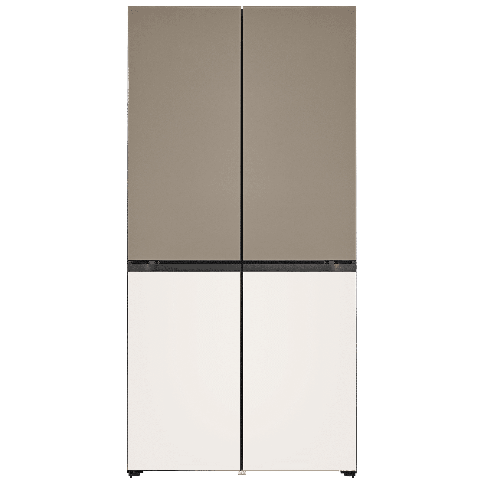LG 614 Litres 3 Star Frost Free French Door Smart Wifi Enabled Refrigerator with Multi Air Flow (GR-B24FQGJB, Brown & Beige)_1