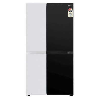 LG 650 Litres 3 Star Frost Free Side by Side Refrigerator with Anti Bacterial Gasket (GL-B257DMK3, Moon Knight)