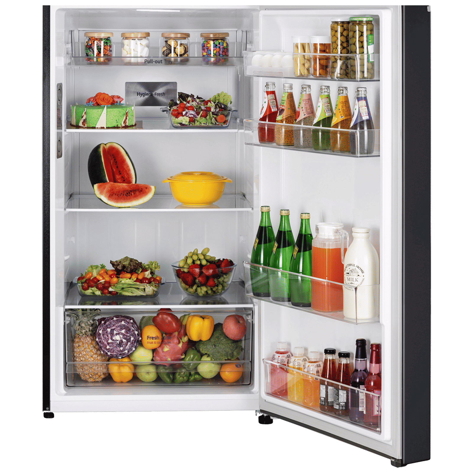 LG 466 Litres 2 Star Frost Free Double Door Smart Wifi Enabled Refrigerator with Multi Air Flow (GL-T492MESY, Ebony Sheen) LG 466 Litres 2 Star Frost Free Double Door Smart Wifi Enabled Refrigerator with Multi Air Flow (GL-T492MESY, Ebony Sheen)_17