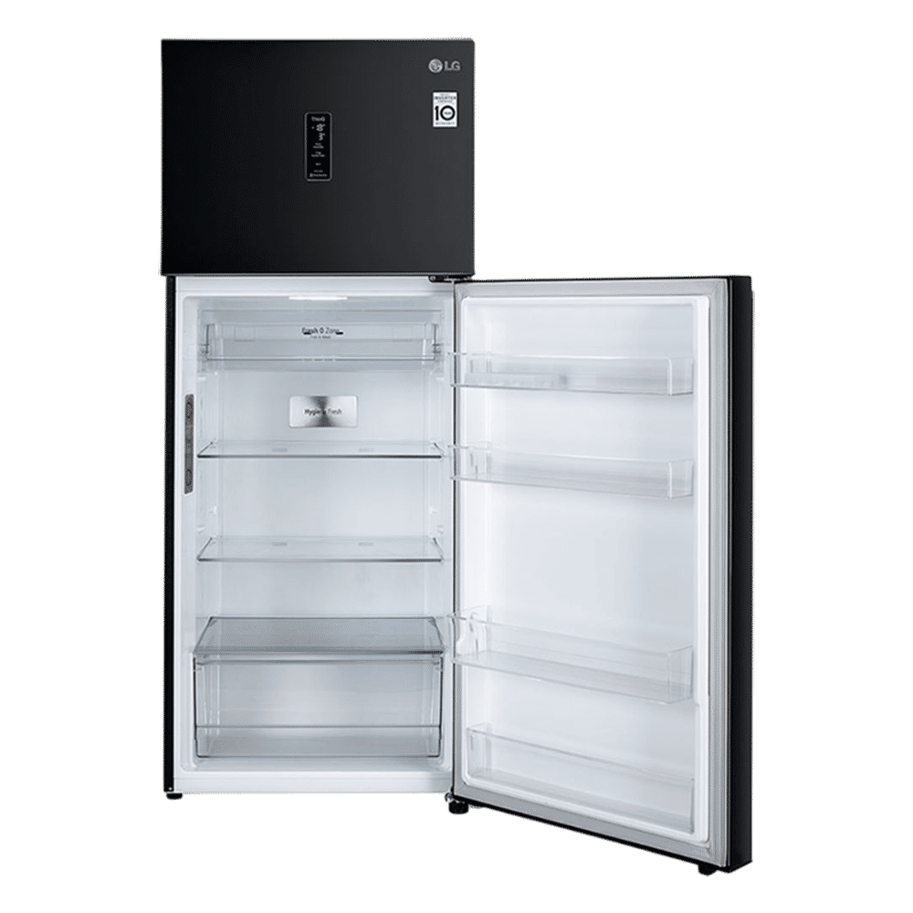 LG 466 Litres 2 Star Frost Free Double Door Smart Wifi Enabled Refrigerator with Multi Air Flow (GL-T492MESY, Ebony Sheen) LG 466 Litres 2 Star Frost Free Double Door Smart Wifi Enabled Refrigerator with Multi Air Flow (GL-T492MESY, Ebony Sheen)_7