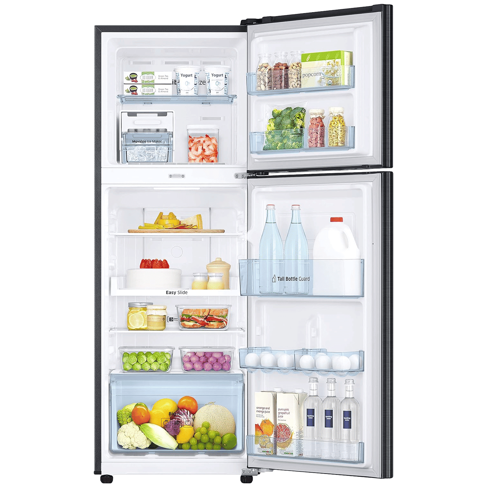 SAMSUNG 236 Litres 3 Star Frost Free Double Door Convertible Refrigerator with Anti Bacterial Gasket (RT28C3733BX/HL, Luxe Black) SAMSUNG 236 Litres 3 Star Frost Free Double Door Convertible Refrigerator with Anti Bacterial Gasket (RT28C3733BX/HL, Luxe Black)_5