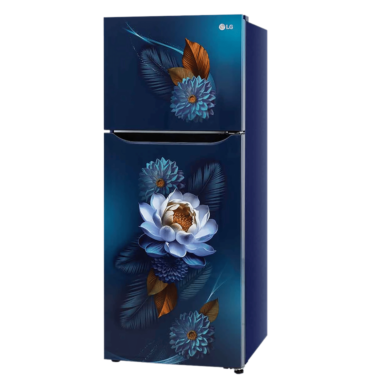 LG 240 Litres 2 Star Frost Free Double Door Convertible Refrigerator with Smart Diagnosis (GL-S292SBWY, Blue Water Lily)_5