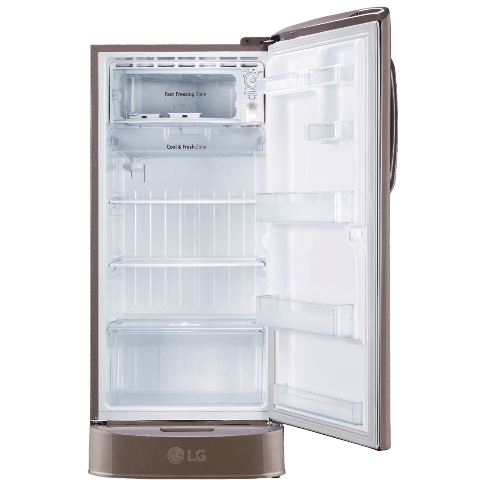 LG 210 Litres 3 Star Direct Cool Single Door Refrigerator with Stabilizer Free Operation (GL-D231AFSD, Fawn Steel) LG 210 Litres 3 Star Direct Cool Single Door Refrigerator with Stabilizer Free Operation (GL-D231AFSD, Fawn Steel)_6